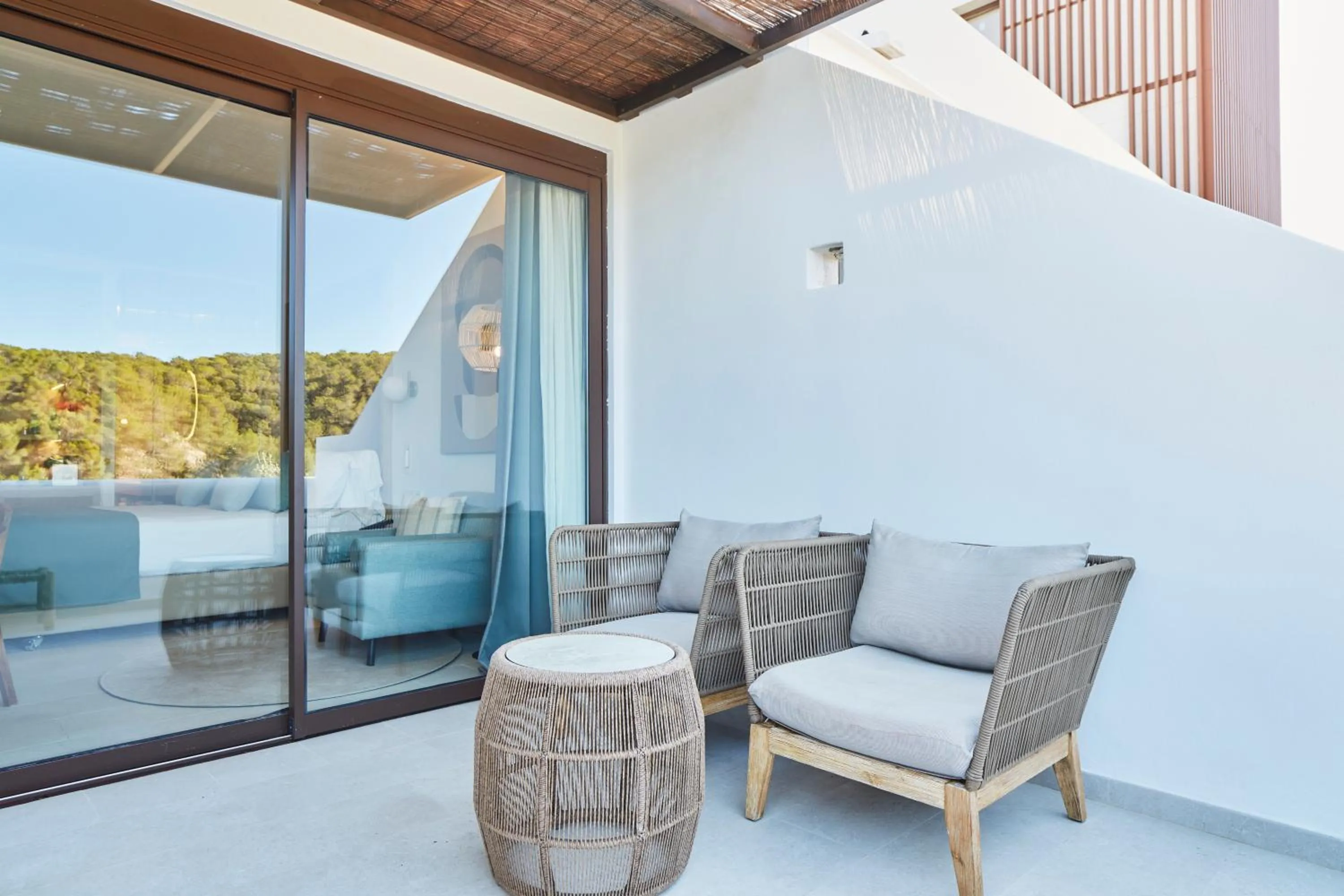 Balcony/Terrace in Cala San Miguel Ibiza Resort, Adults only, Curio Collection by Hilton