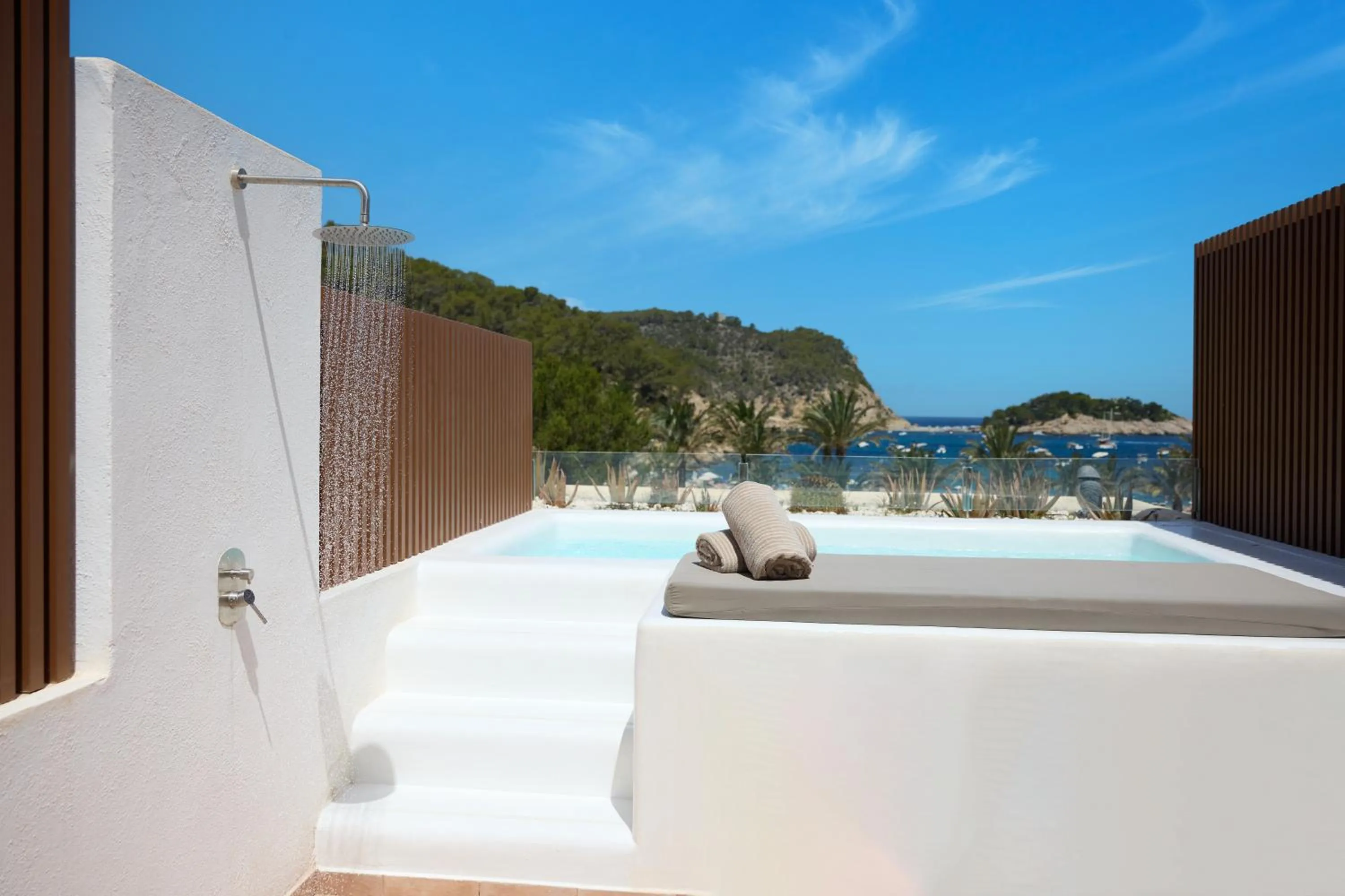 Balcony/Terrace in Cala San Miguel Ibiza Resort, Adults only, Curio Collection by Hilton