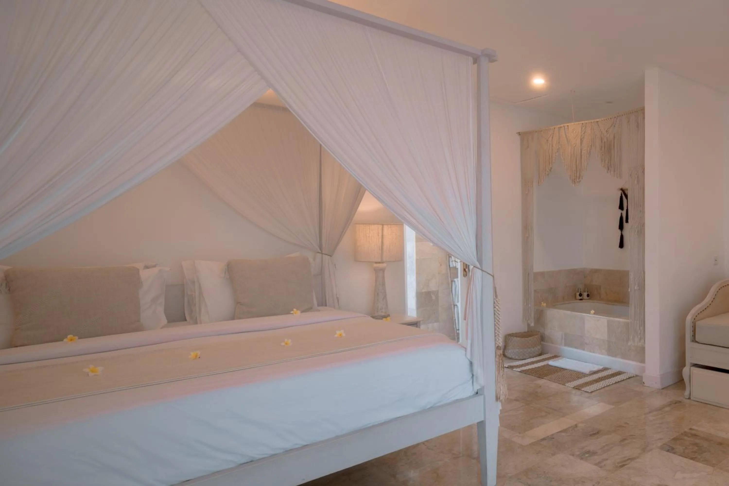 Bedroom, Bed in Villa Puri Balangan