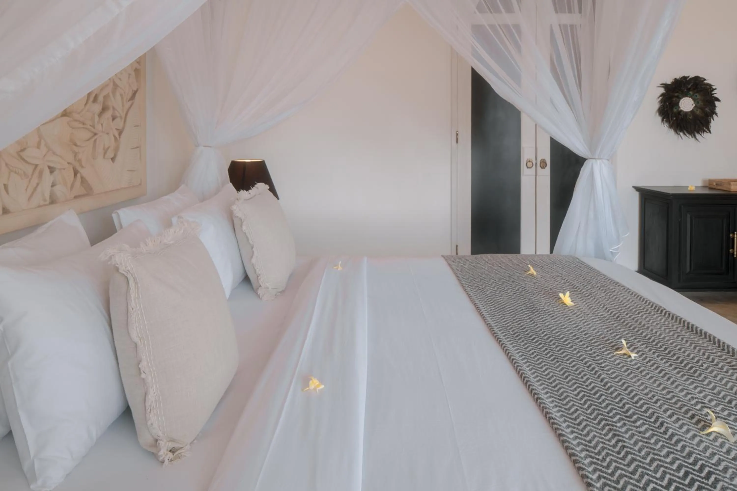 Bedroom, Bed in Villa Puri Balangan