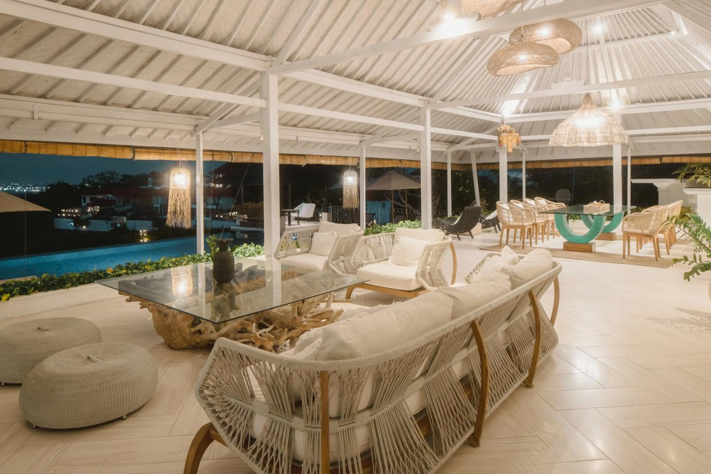 Seating area in Villa Puri Balangan