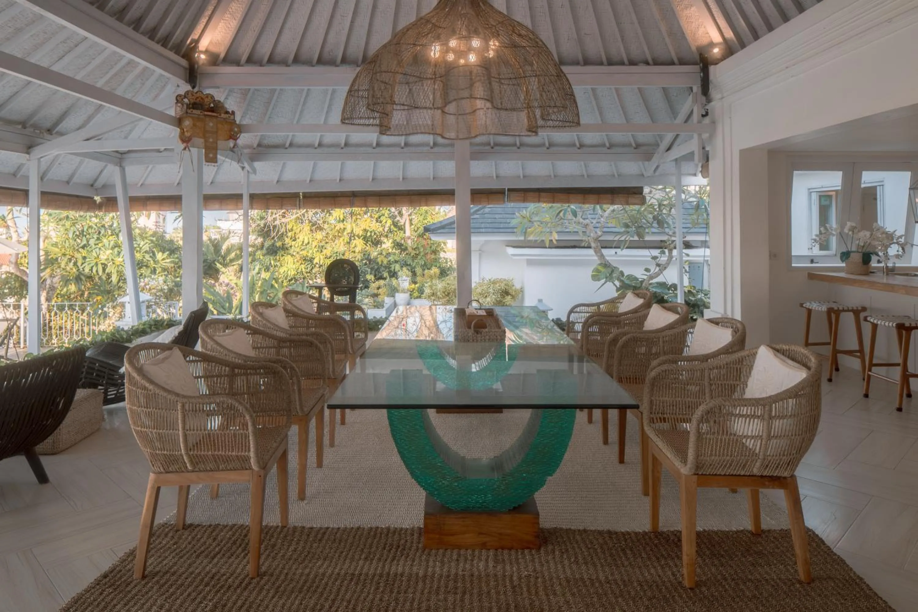 Dining area in Villa Puri Balangan