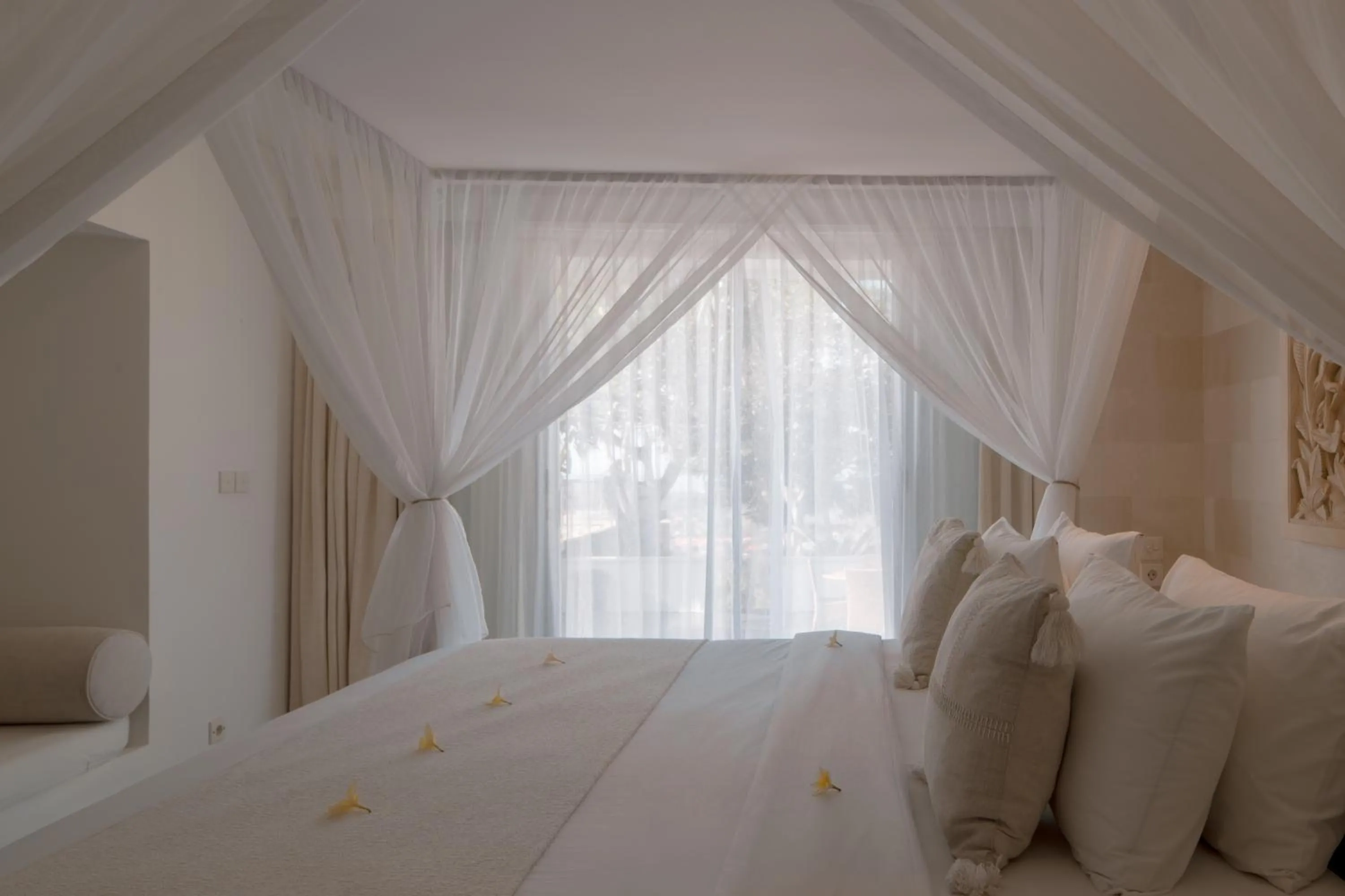 Bedroom, Bed in Villa Puri Balangan
