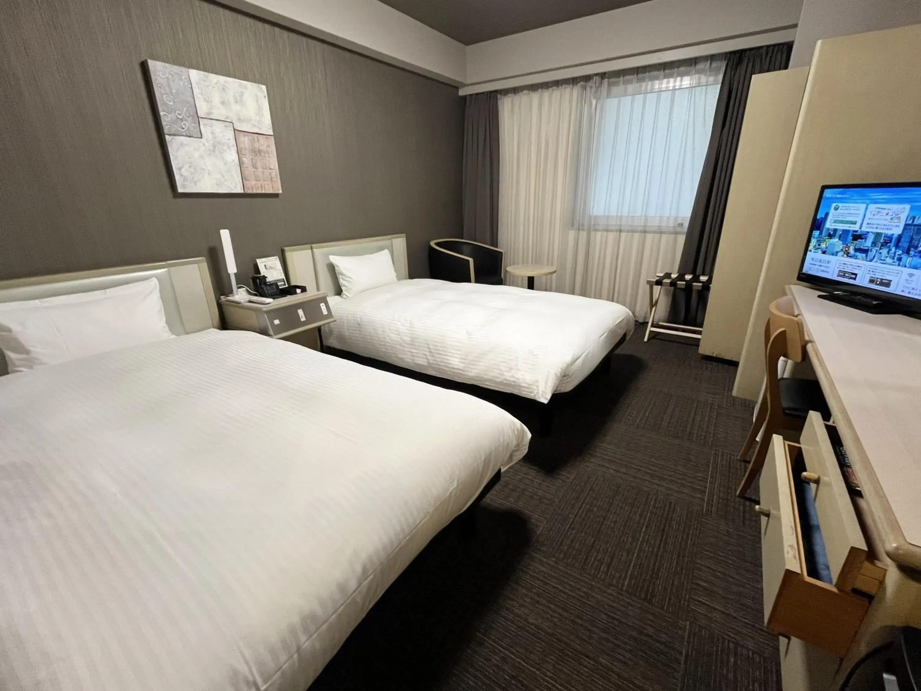 Photo of the whole room, Bed in Hotel Route-Inn Tokyo Ikebukuro Photo of the whole room, Bed in Hotel Route-Inn Tokyo Ikebukuro