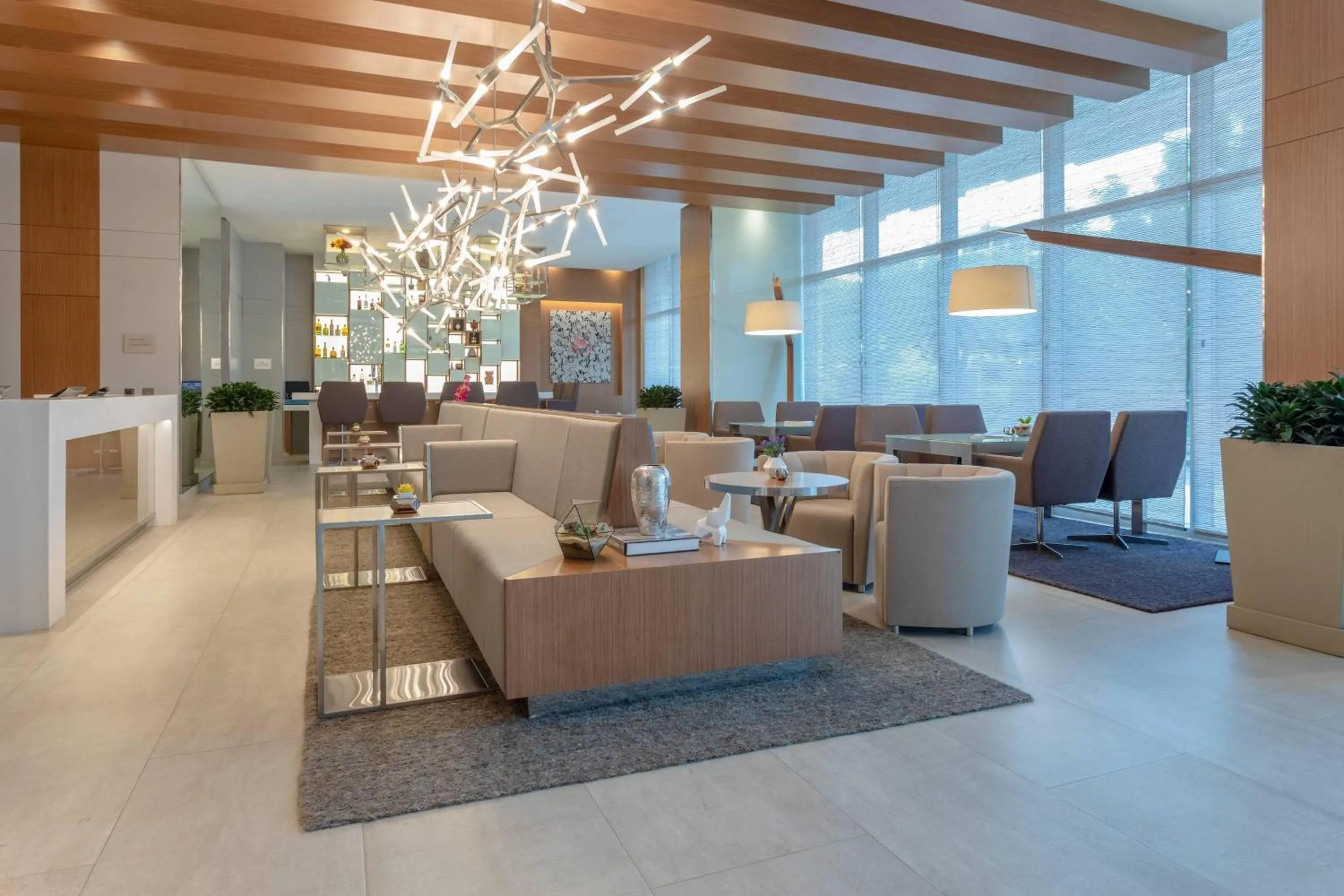 Lobby or reception in AC Hotel By Marriott Santa Marta