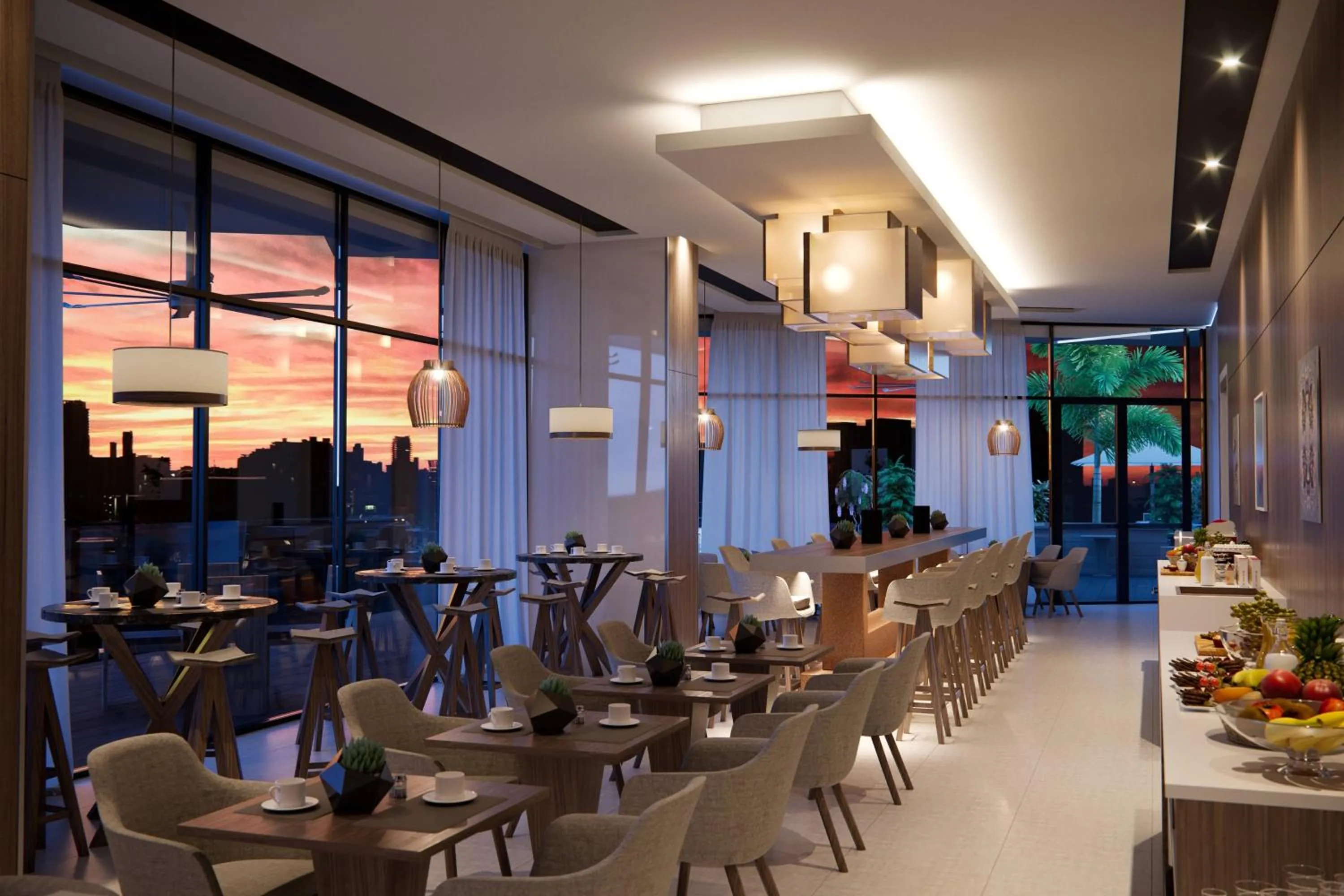 Kitchen or kitchenette in AC Hotel By Marriott Santa Marta