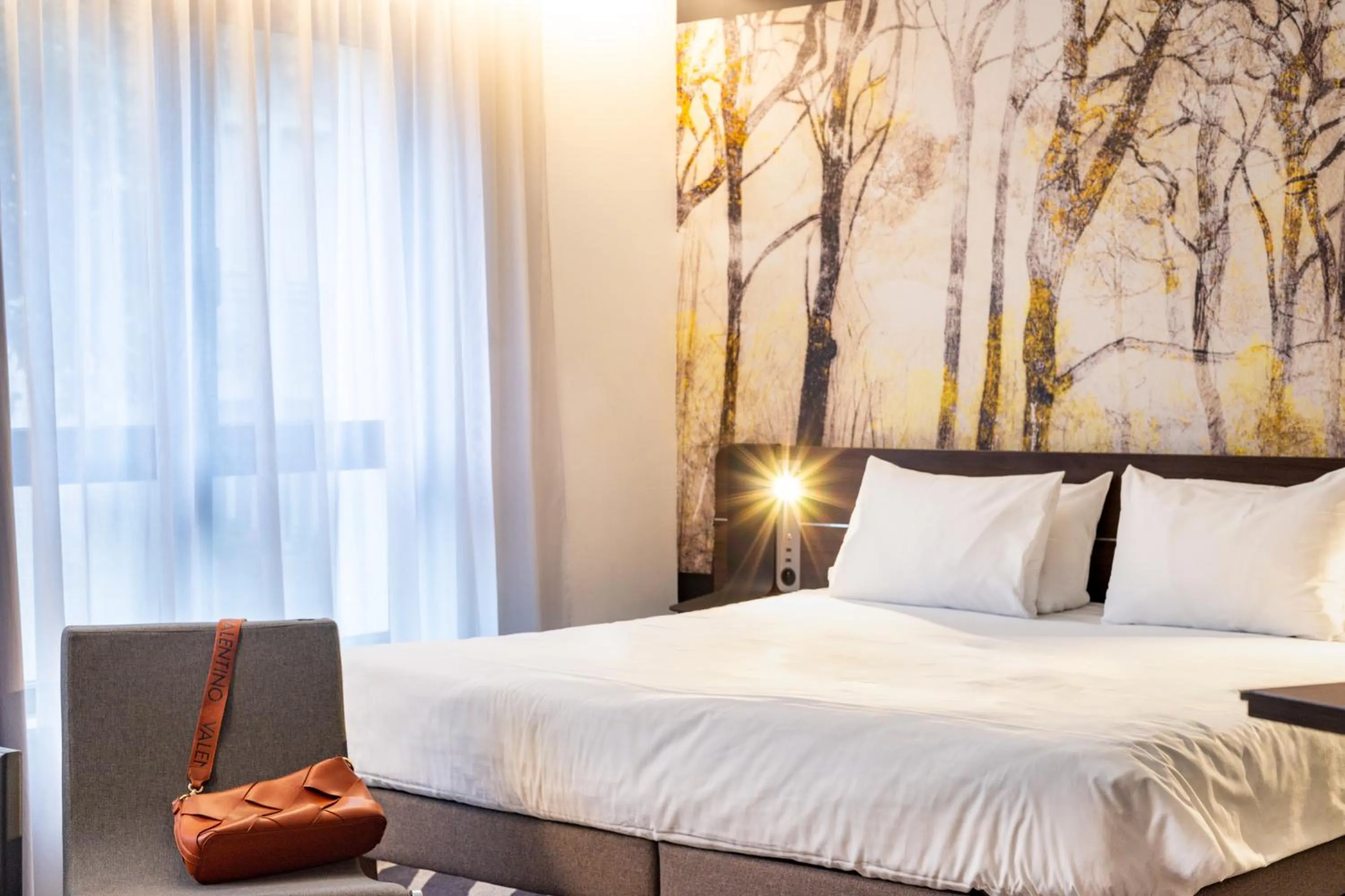 Bed in Novotel Suites Colmar Centre