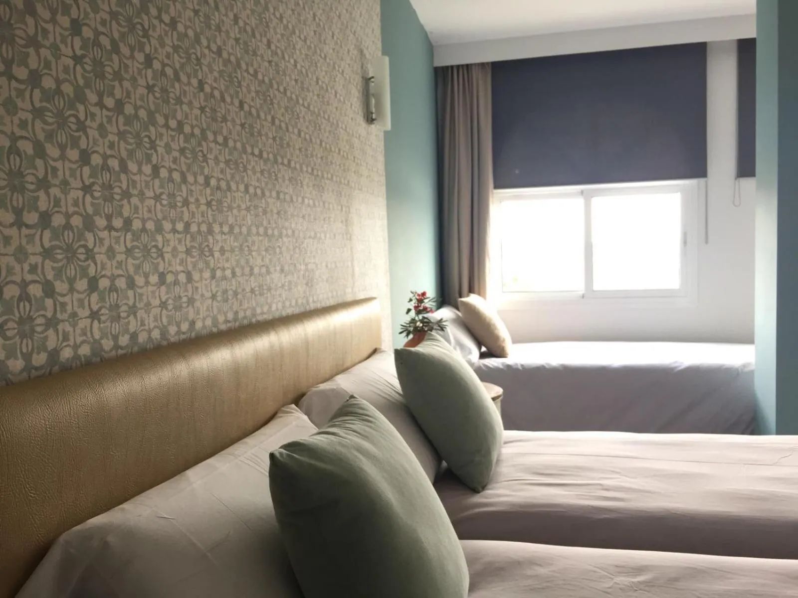 Bed in Hotel Nómadas