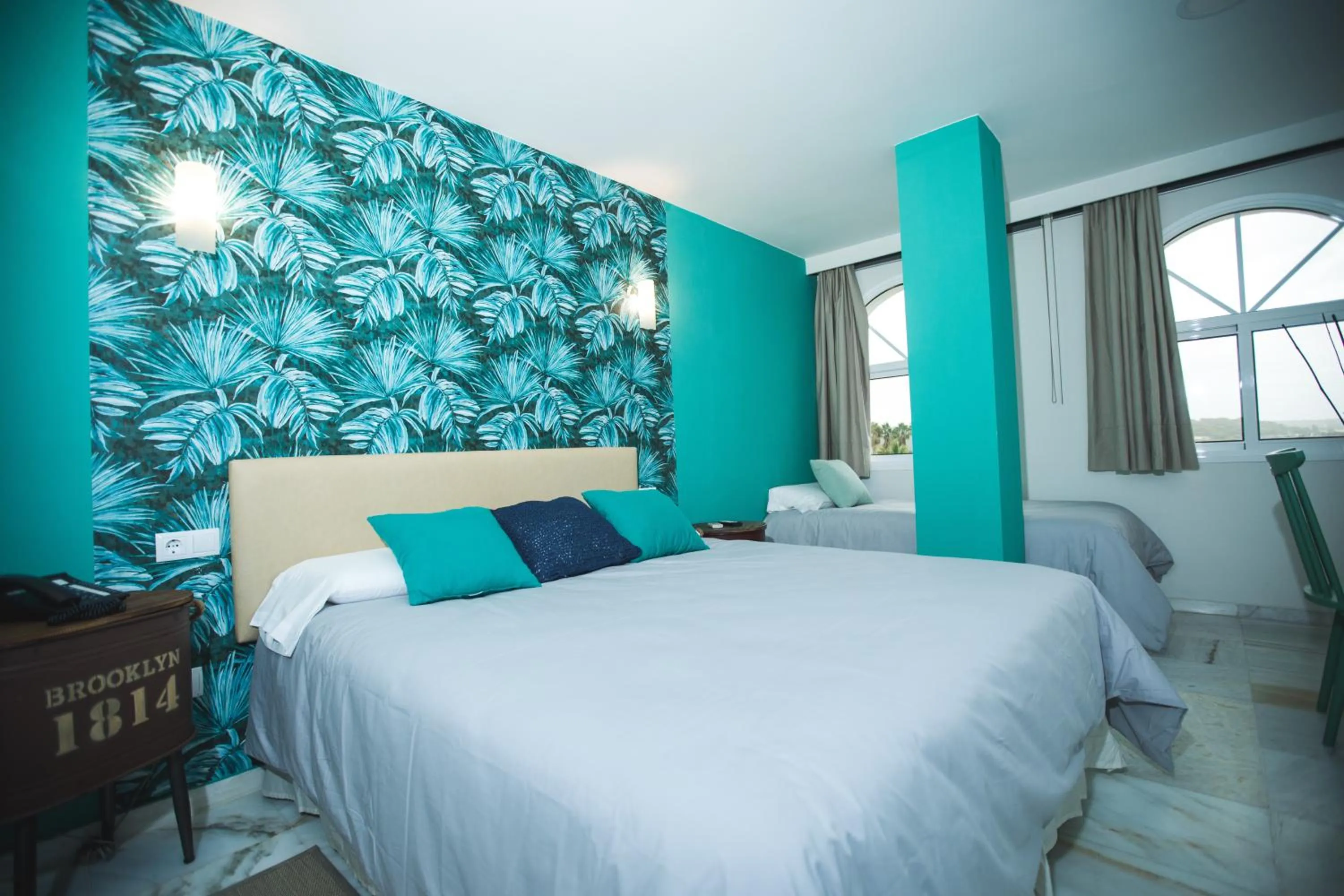 Bed in Hotel Nómadas