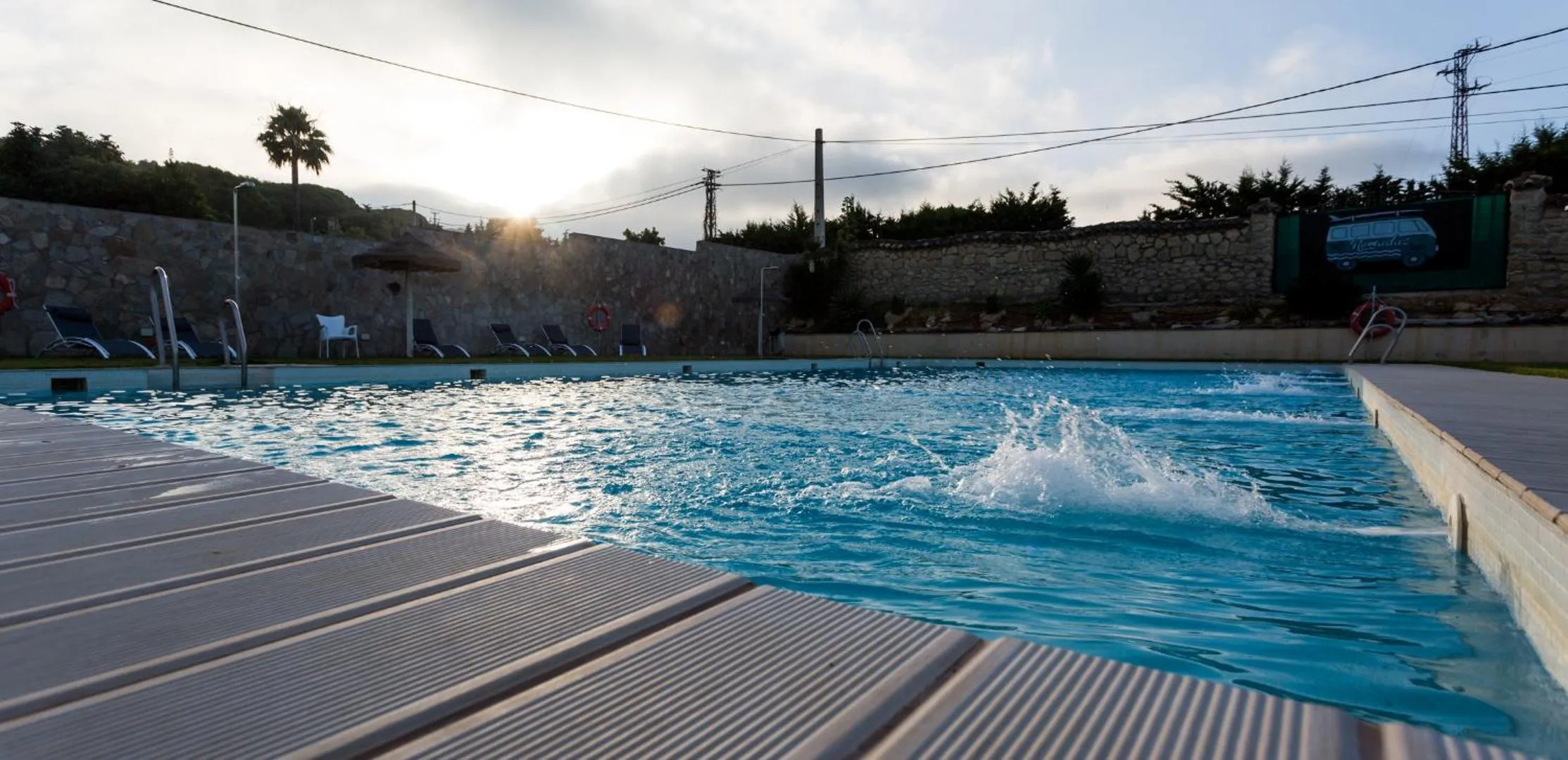 Swimming pool in Hotel Nómadas
