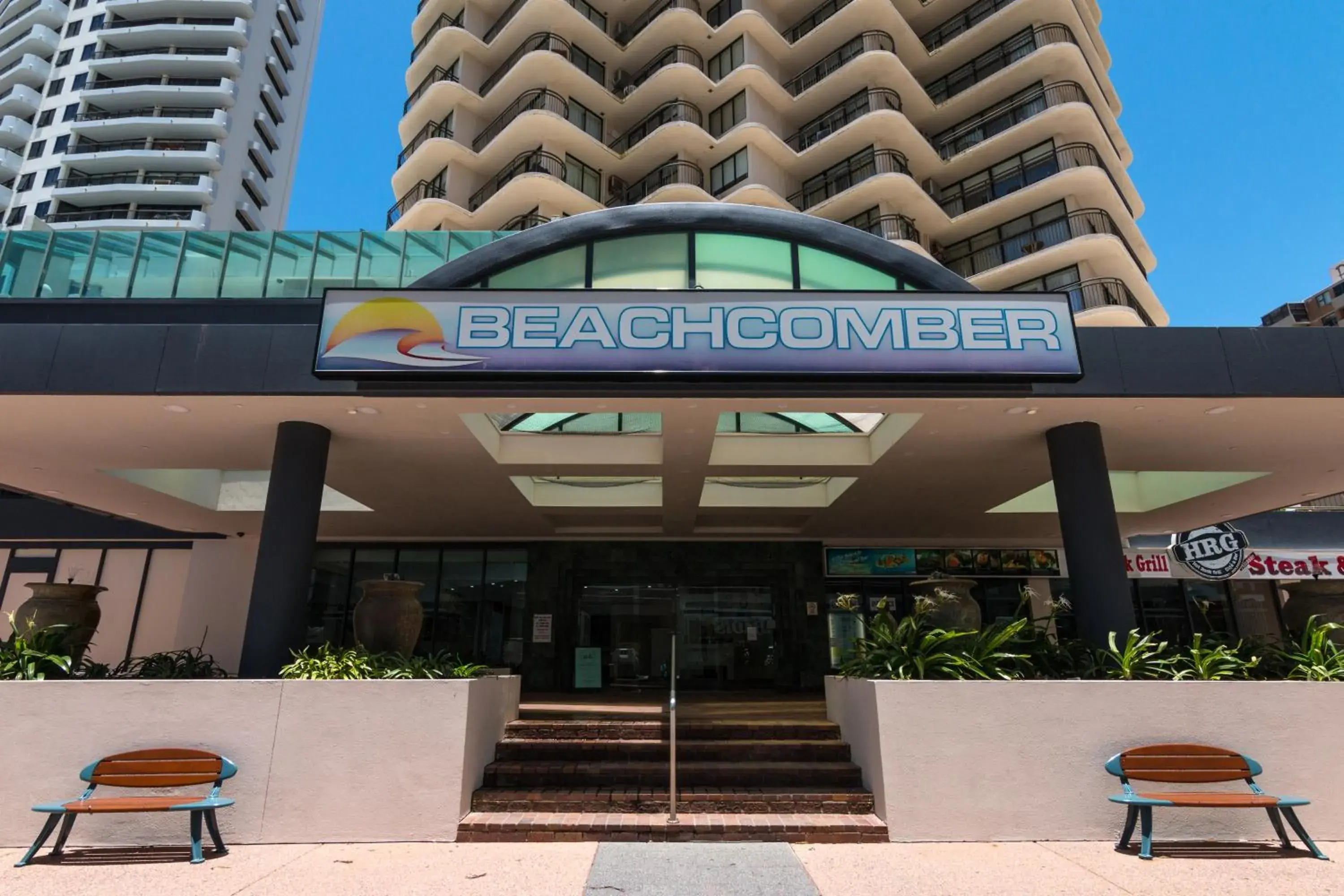 Facade/entrance in Beachcomber Resort - Official Facade/entrance in Beachcomber Resort - Official