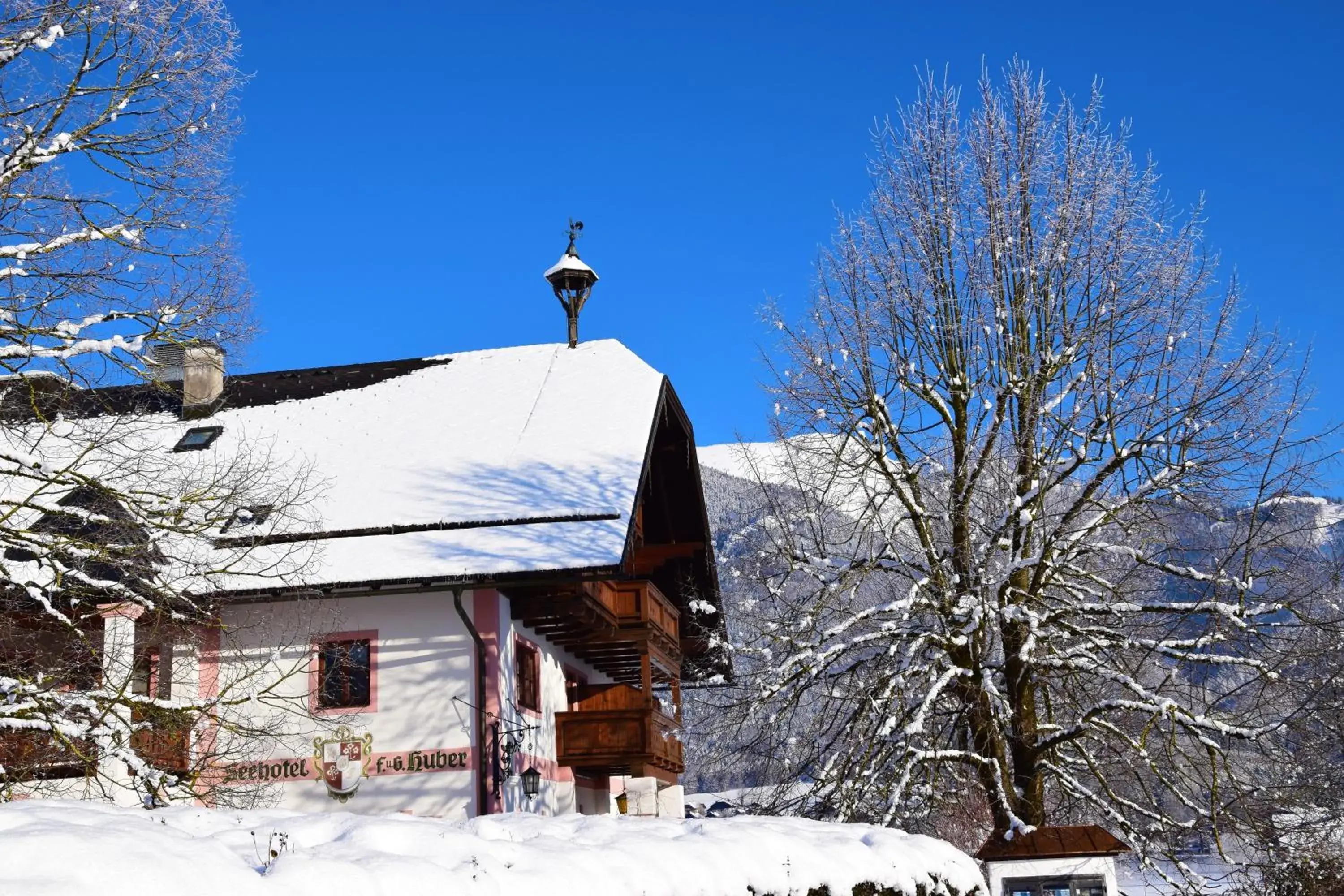 Winter in Seehotel Huber