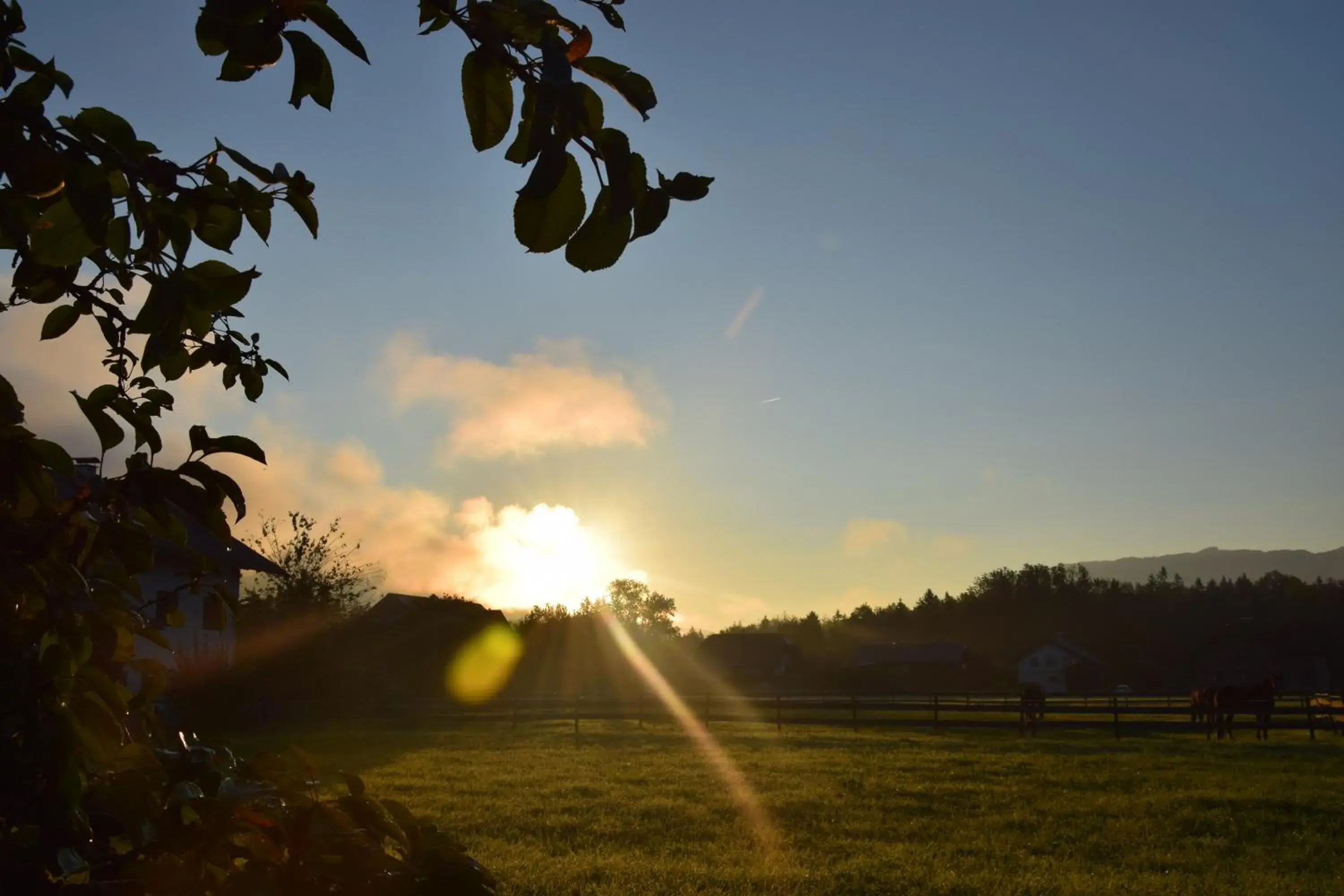 Sunrise/Sunset in Seehotel Huber