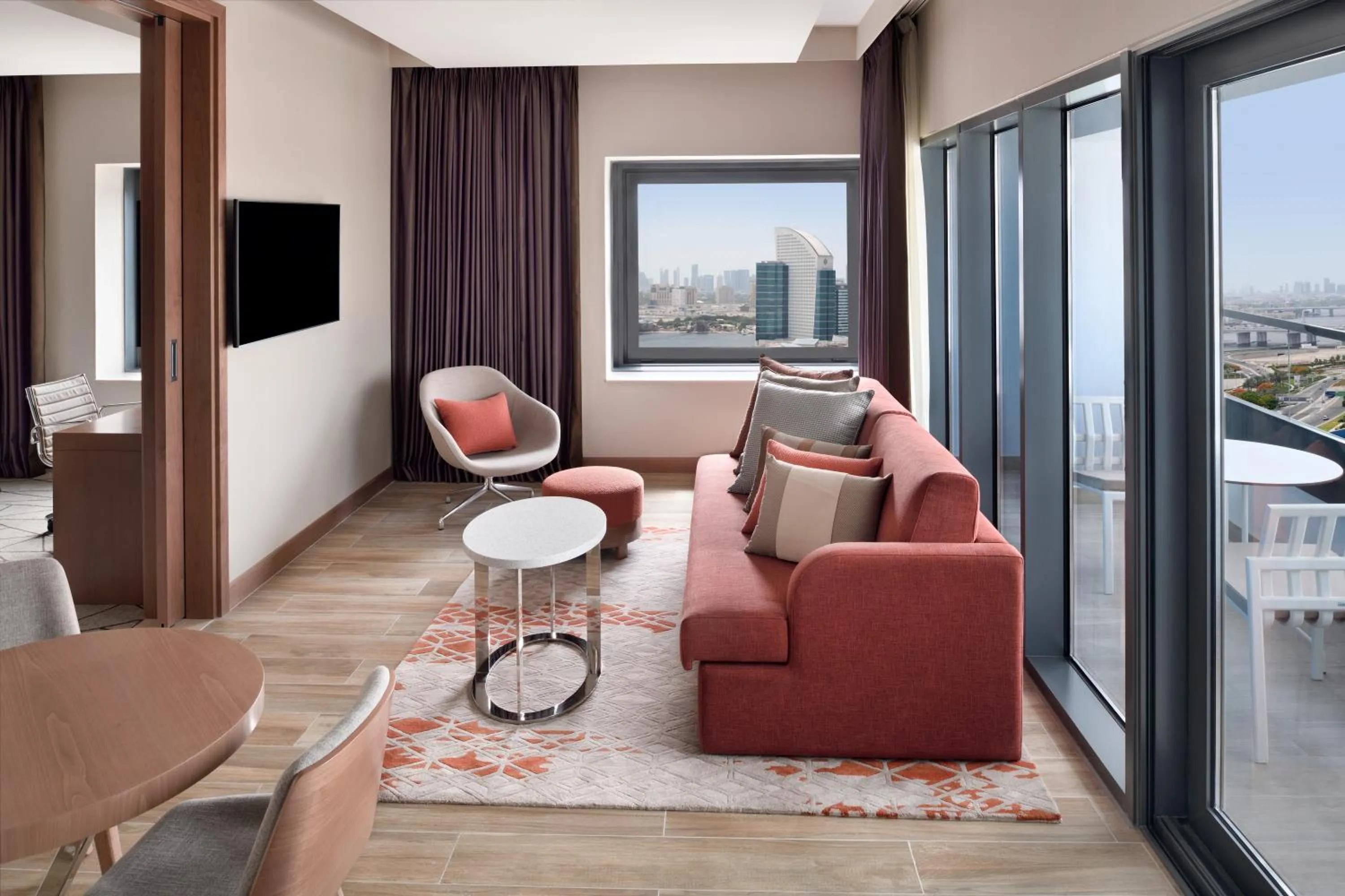 Living room in Holiday Inn & Suites - Dubai Festival City by IHG