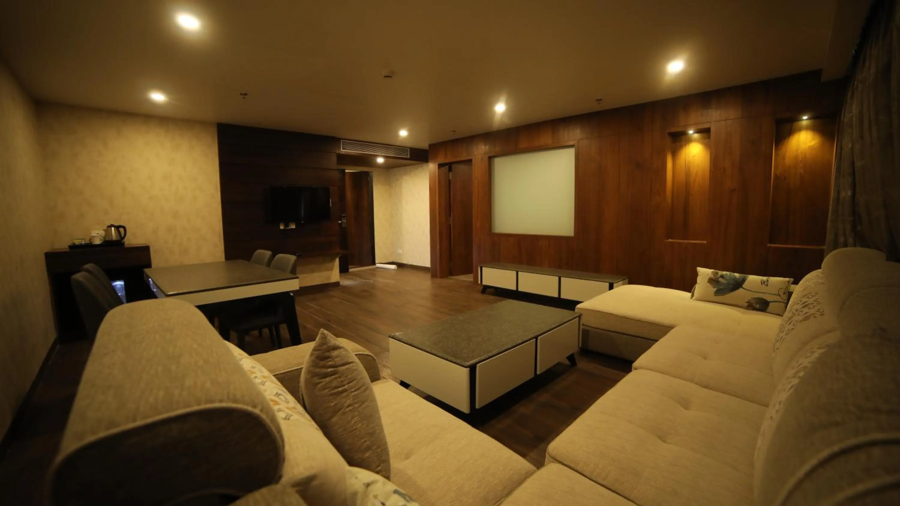 Living room in Regenta Central Somnath, Bhalpara