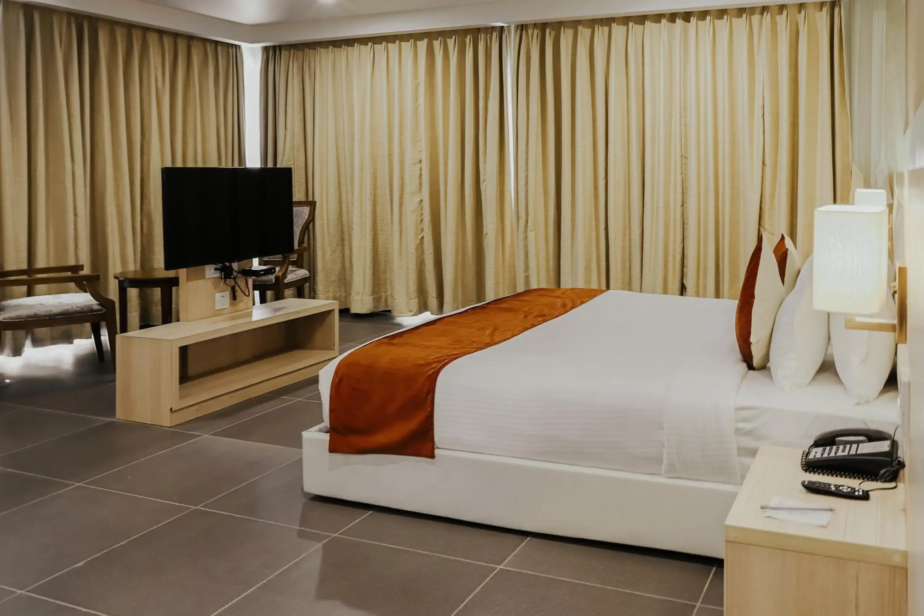 Bed in Regenta Central Somnath, Bhalpara Bed in Regenta Central Somnath, Bhalpara