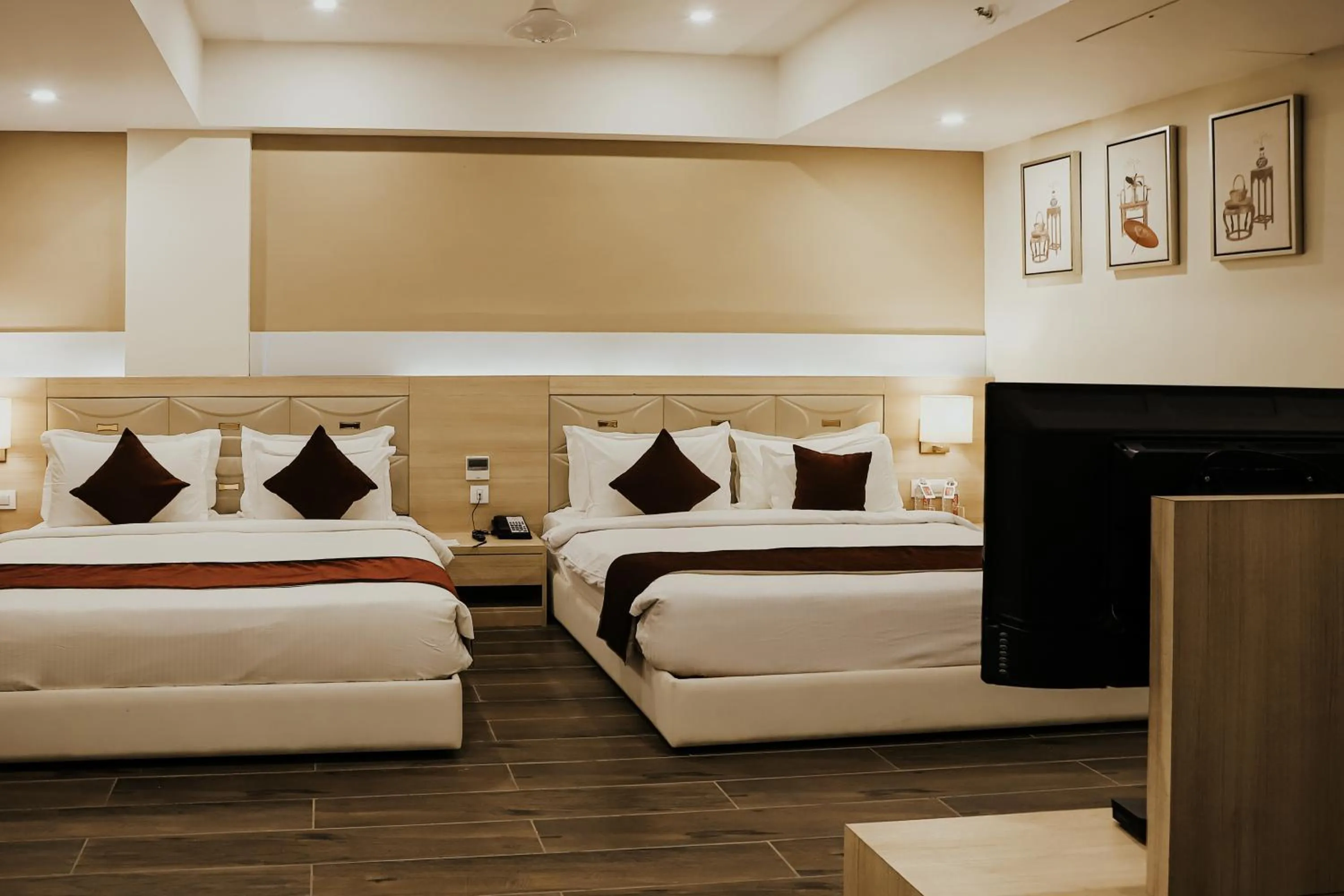 Bed in Regenta Central Somnath, Bhalpara