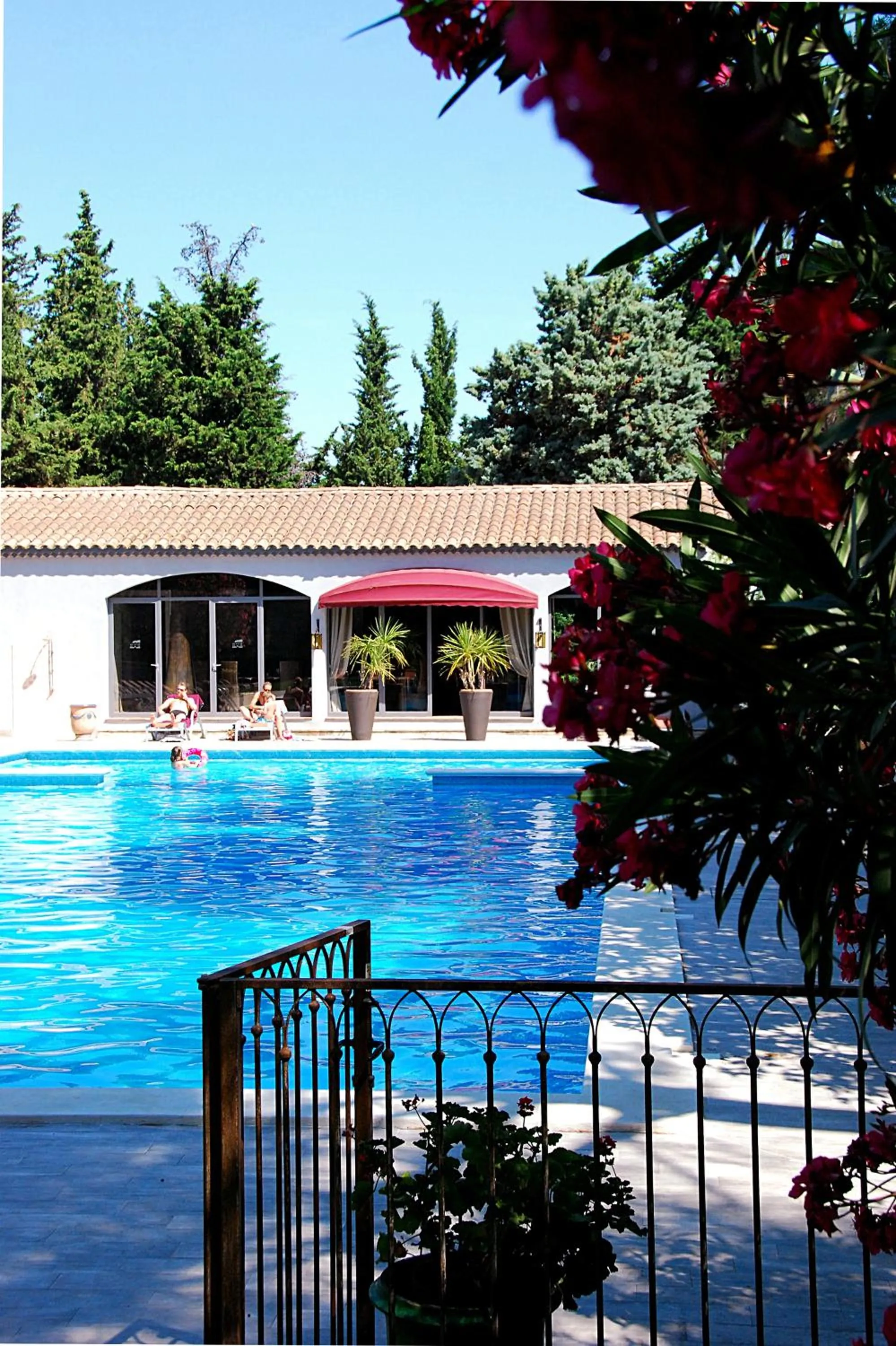 Swimming pool in Hotel Les Mazets Des Roches