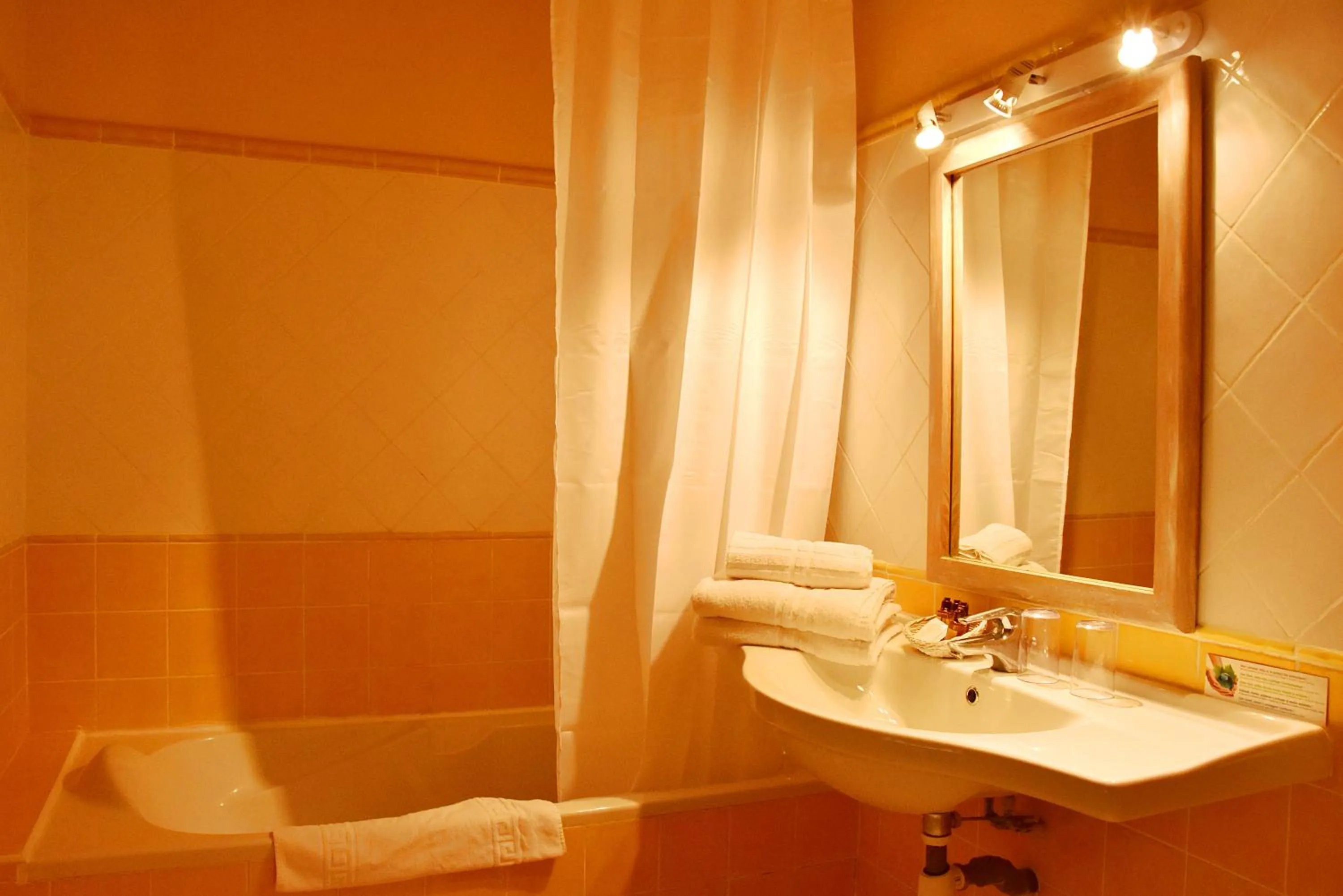 Bathroom in Hotel Les Mazets Des Roches