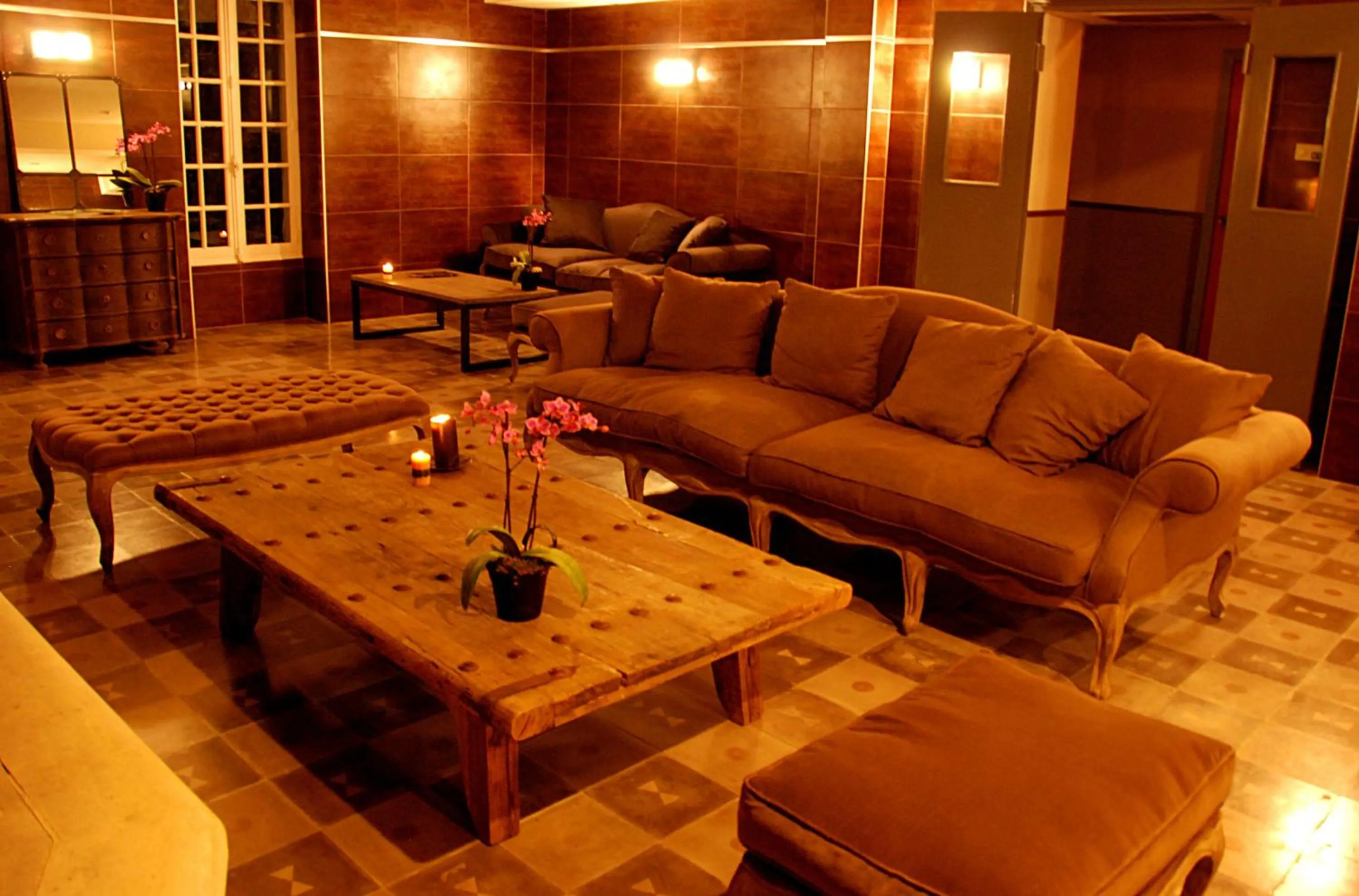 Living room in Hotel Les Mazets Des Roches