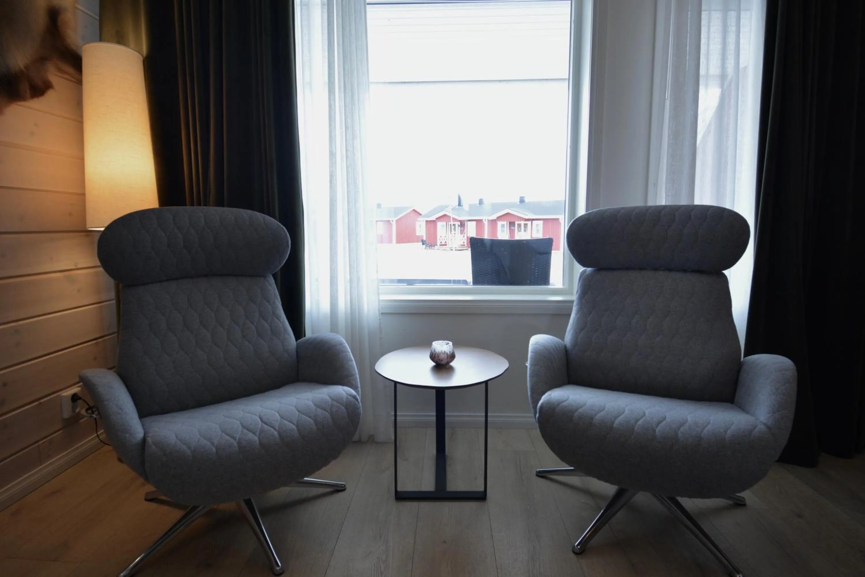 Balcony/Terrace in Kukkolaforsen Turist & Konferens