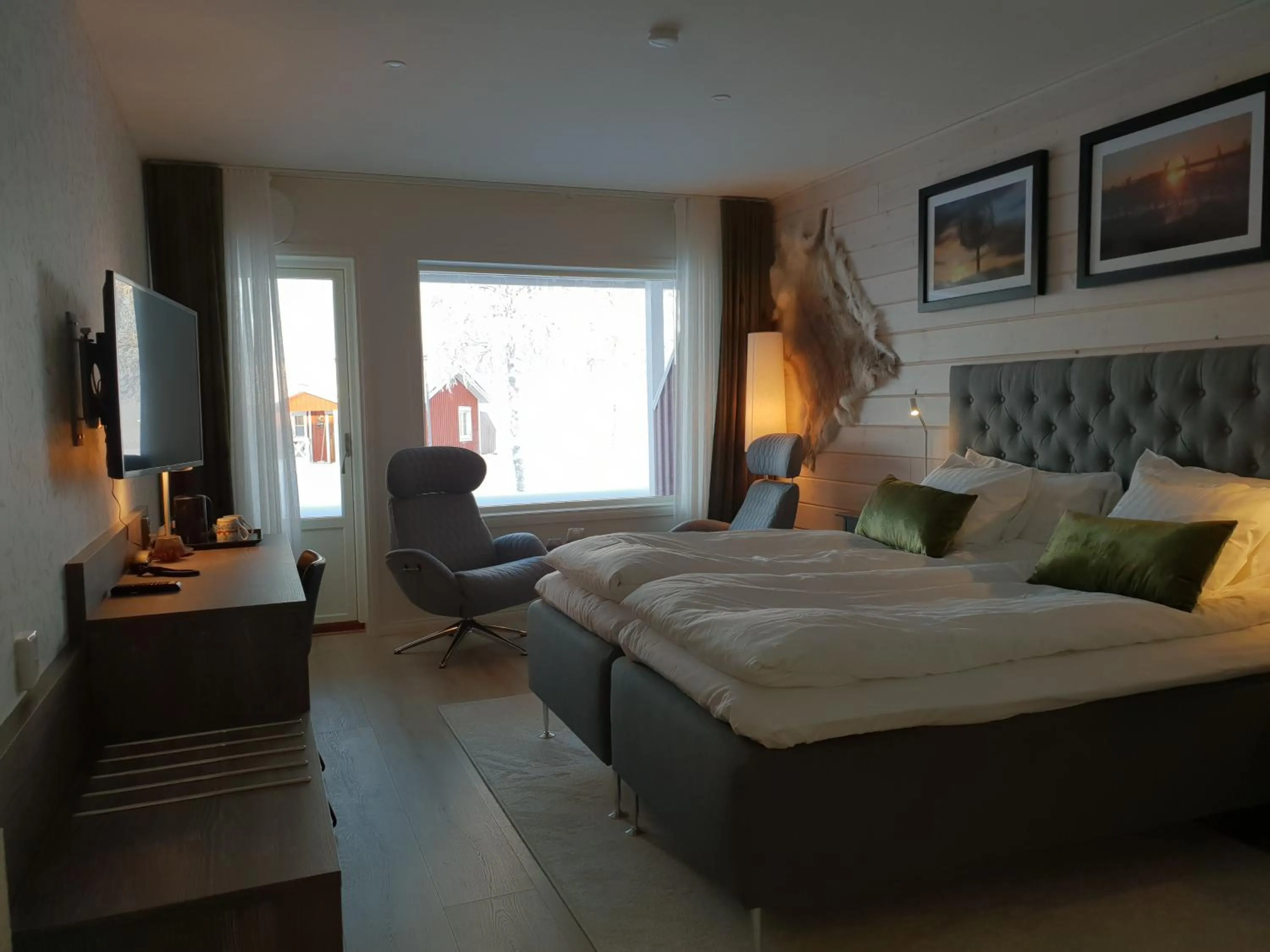 Bed in Kukkolaforsen Turist & Konferens