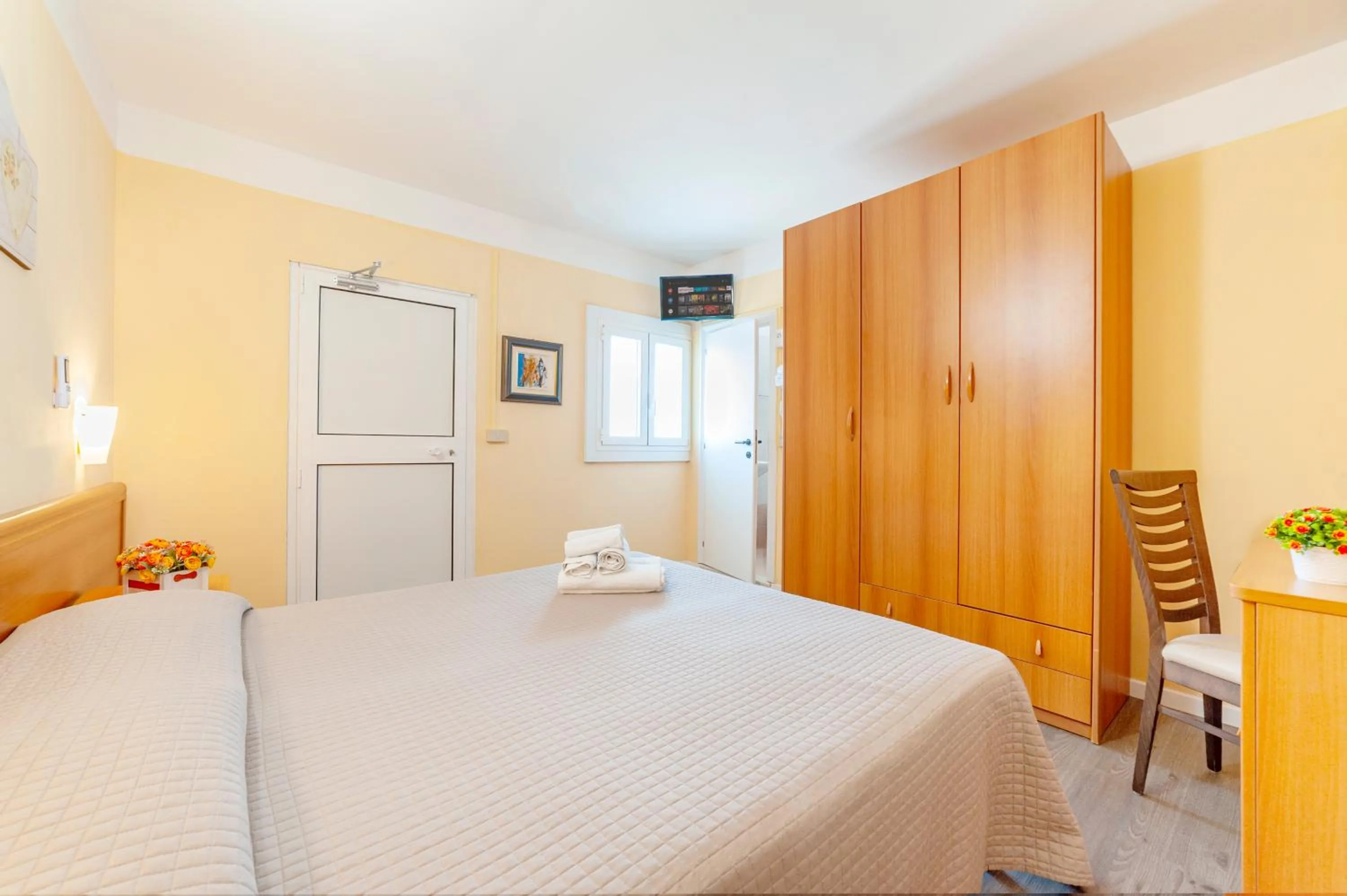 Bed in Hotel Nuovo Belvedere