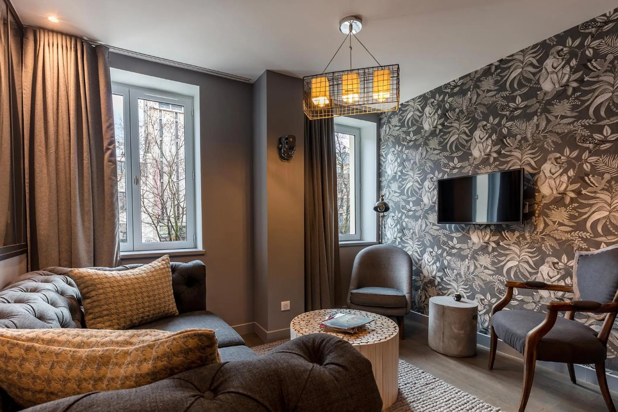 Living room in BE YOU LUXURY APART'HÔTEL Paris