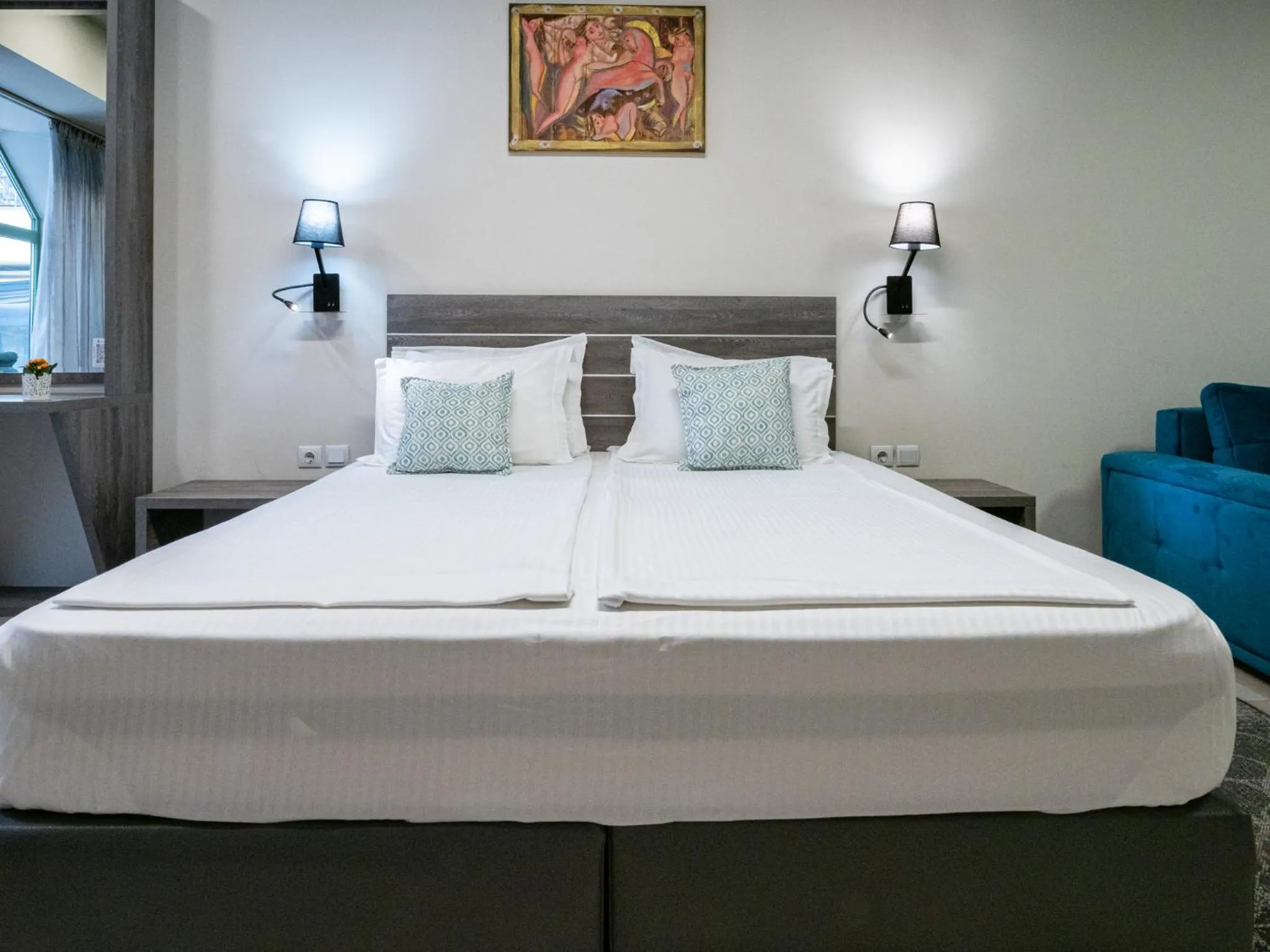 Bed in SPA Hotel Olymp