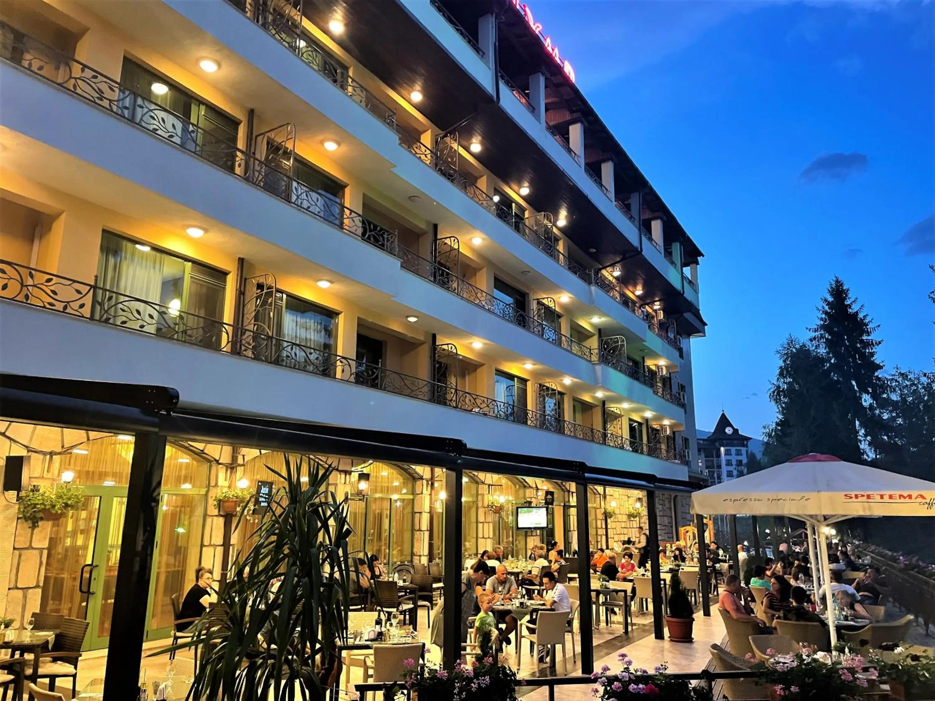 Property building in SPA Hotel Olymp