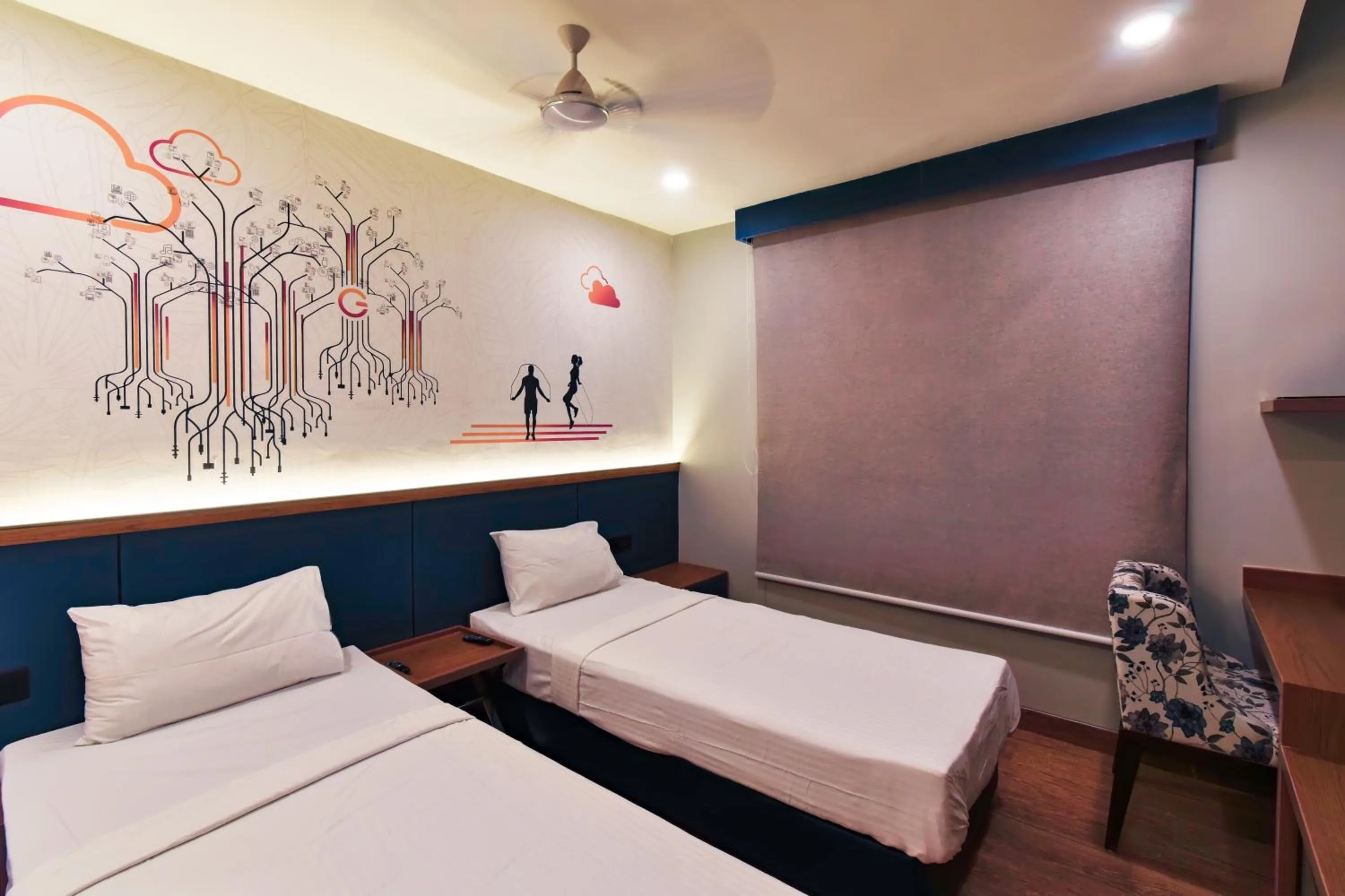 Bedroom, Bed in Ginger Vadodara RCR