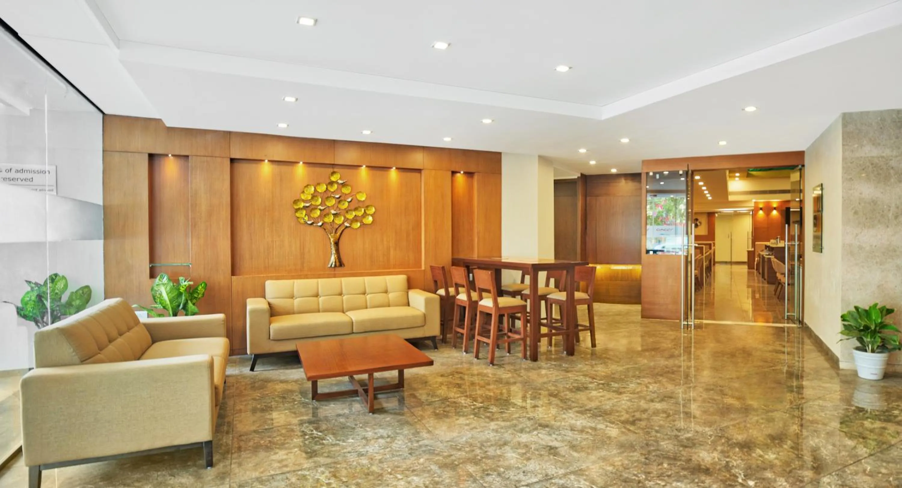 Lobby or reception in Ginger Vadodara RCR