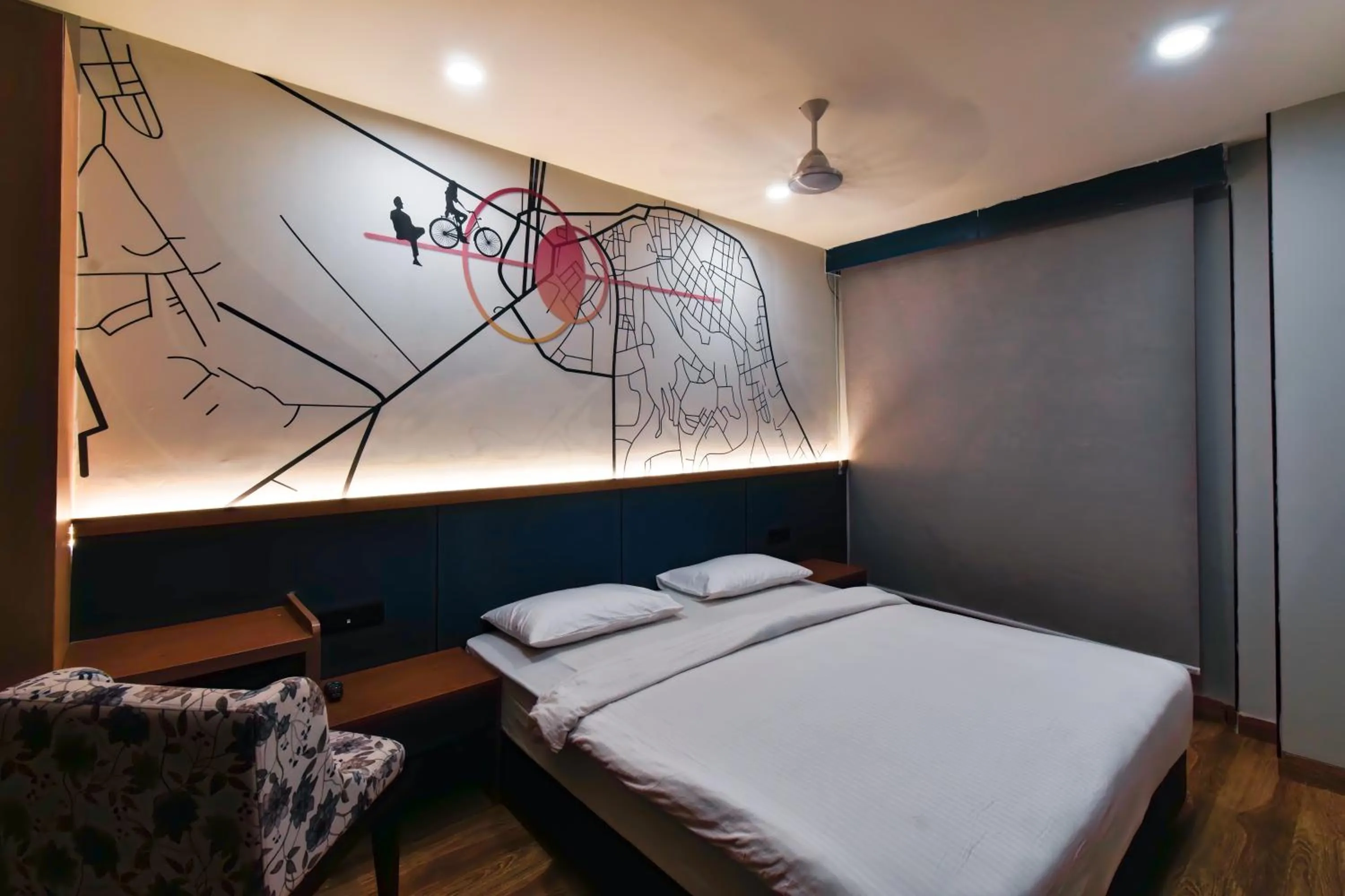 Bedroom, Bed in Ginger Vadodara RCR