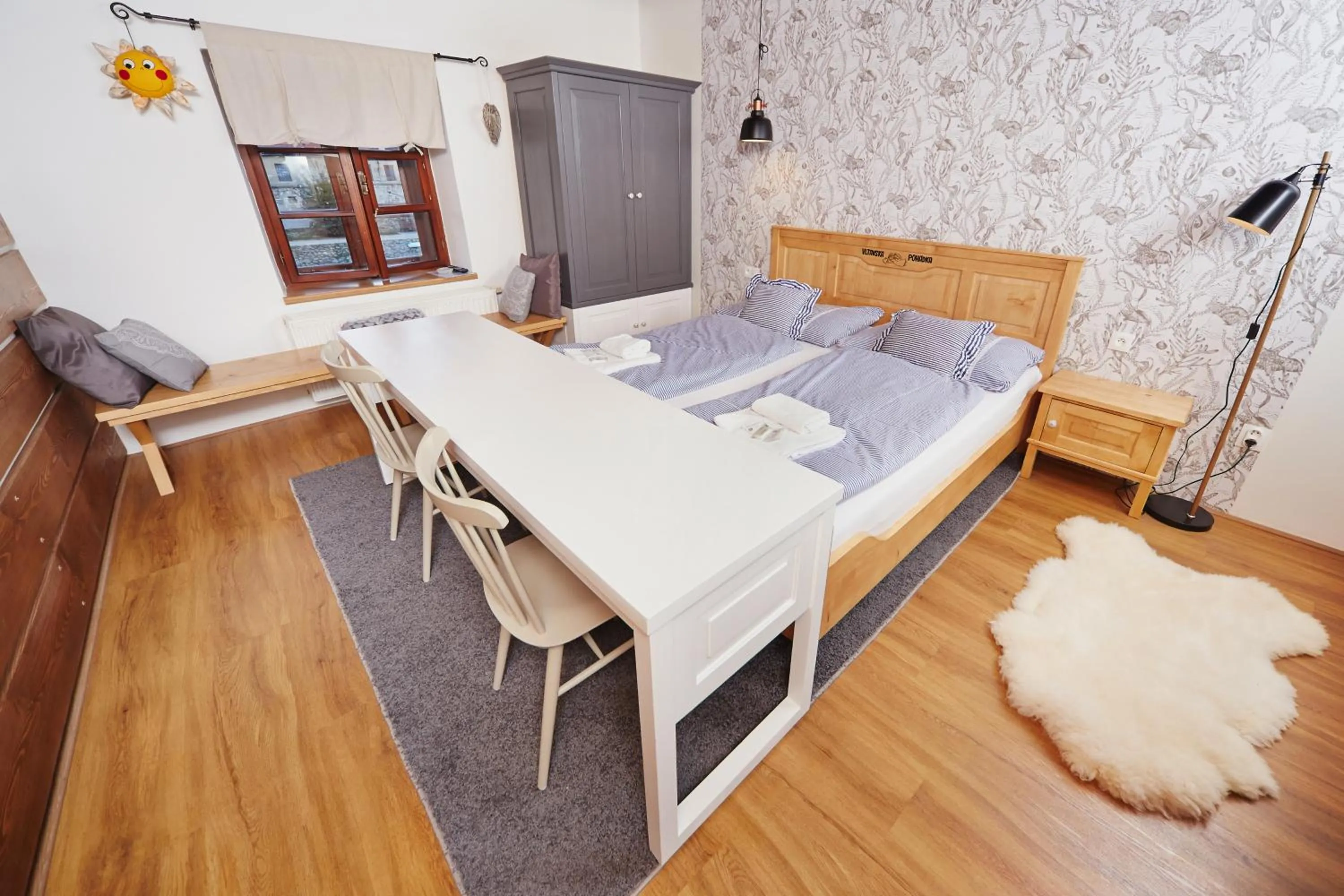 Bed in Vltavská pohádka