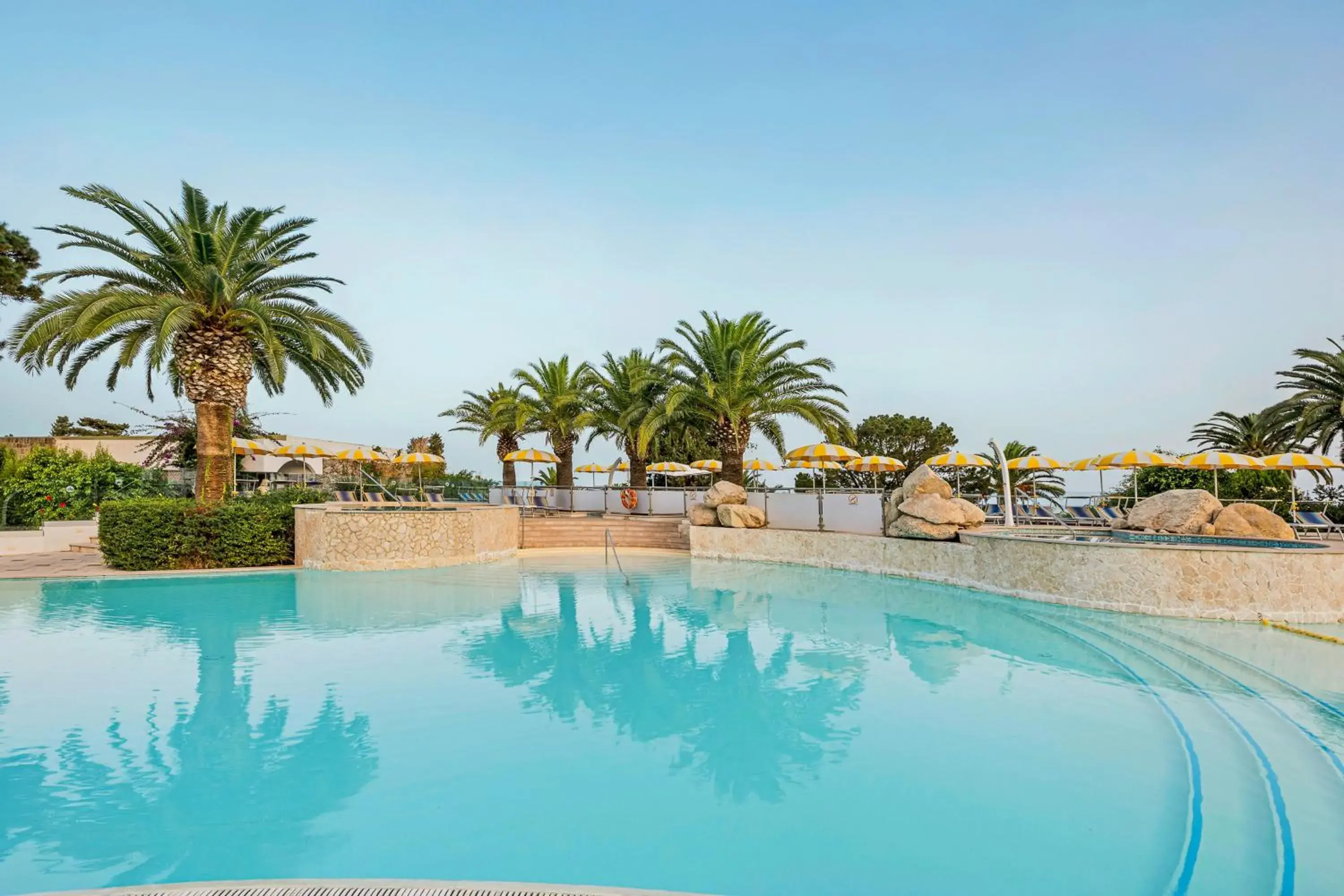 Pool view in Aldiana Club Rocca Nettuno Calabria Pool view in Aldiana Club Rocca Nettuno Calabria