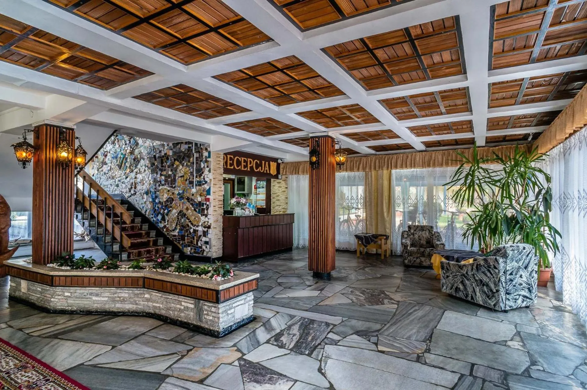 Lobby or reception in OW Posejdon Jastarnia - blisko morza i nad zatoką