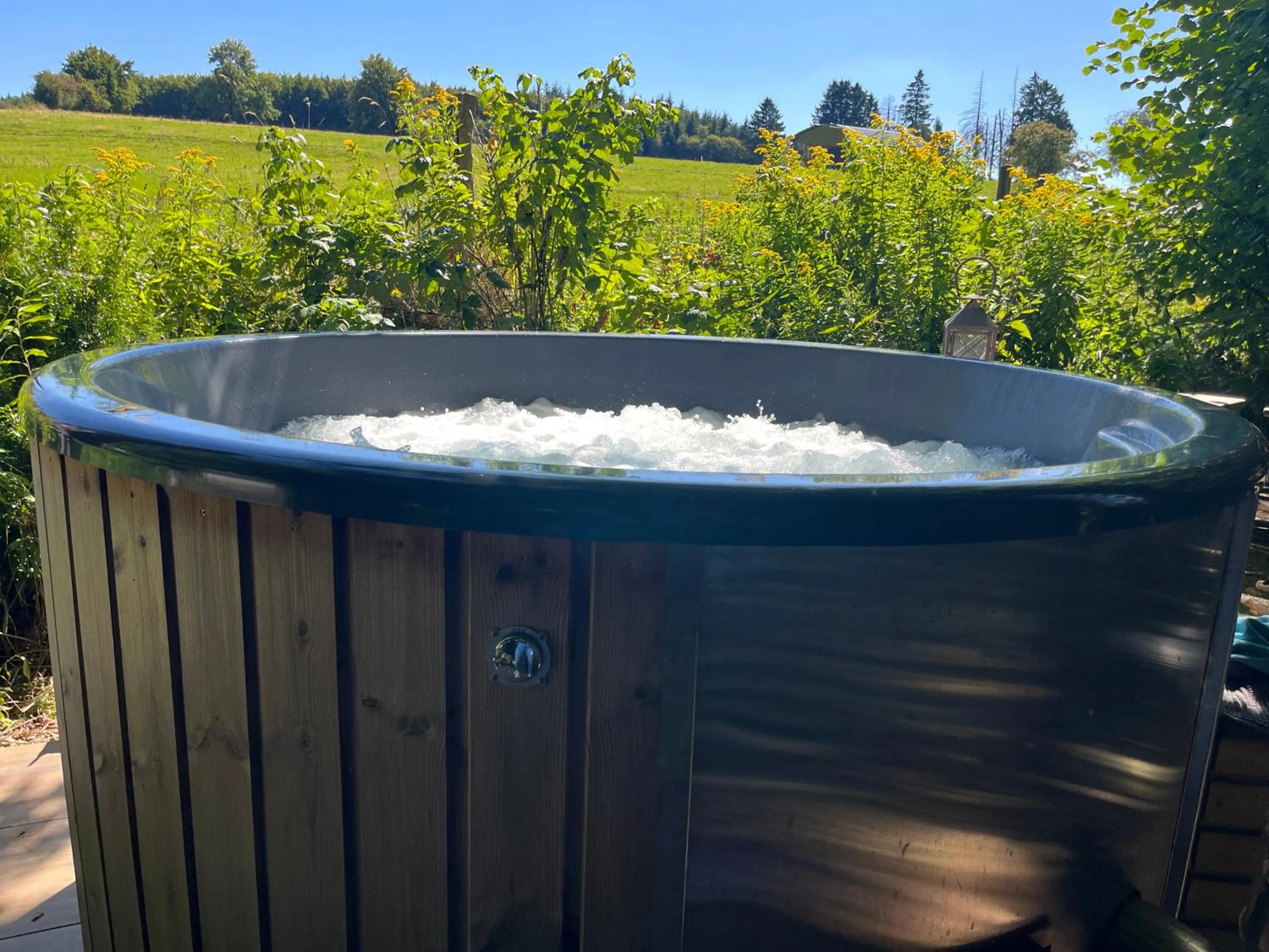 Property building in "Un matin au jardin"