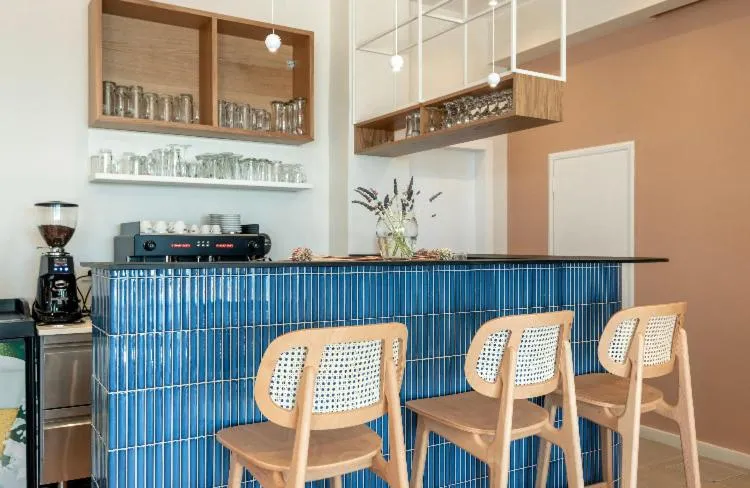 Lounge or bar in Frini Hotel