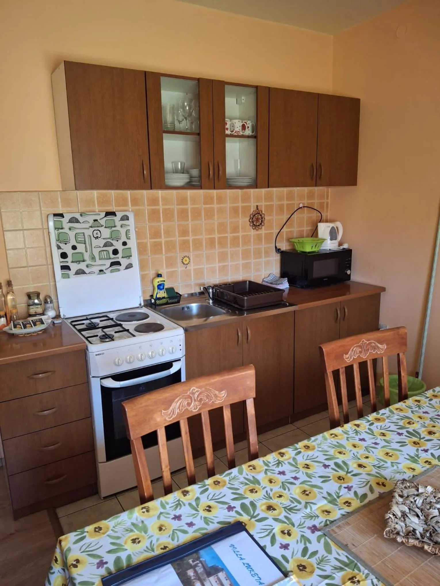 Dining area in Villa Luketa