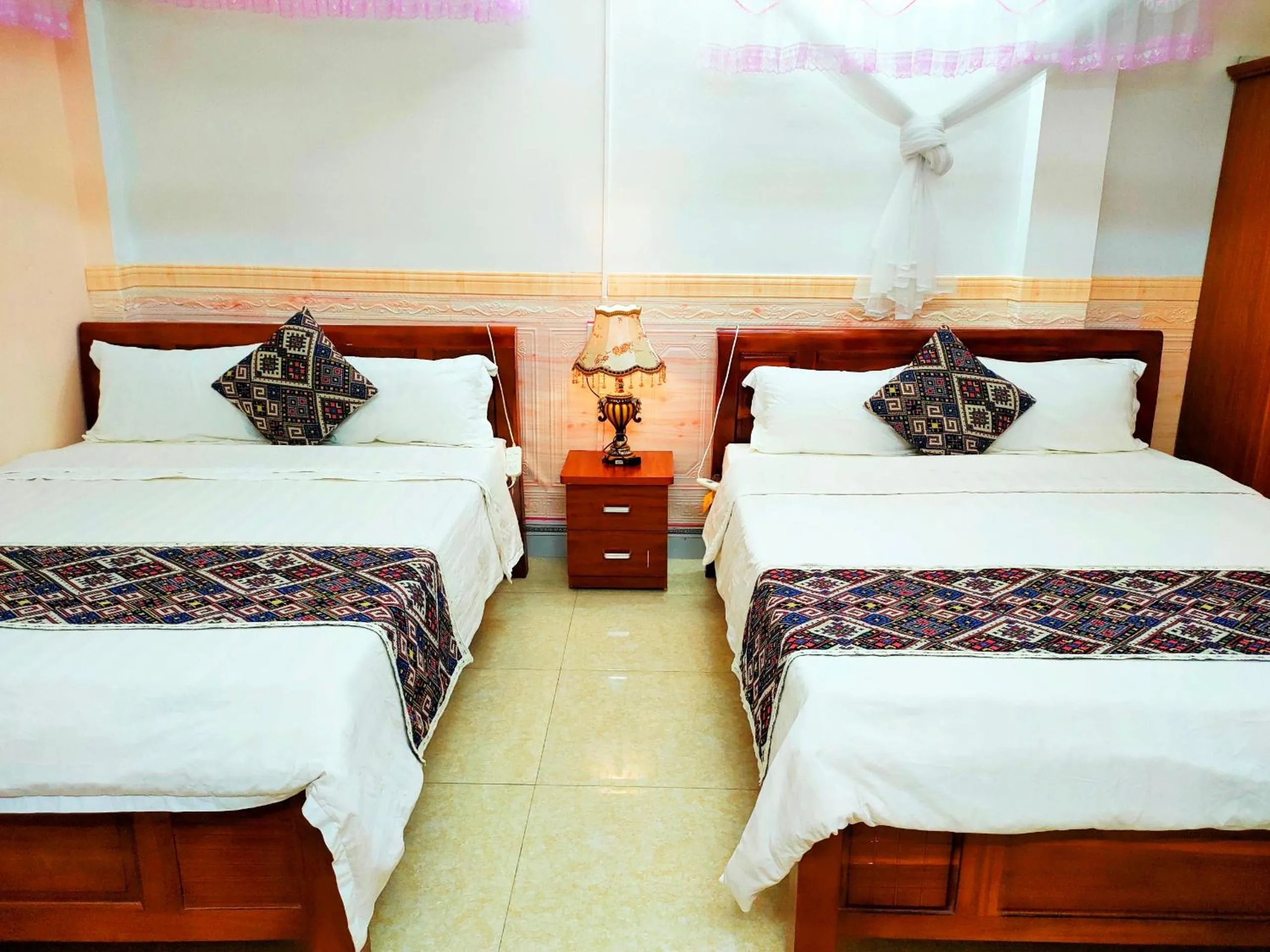 Bed in Nguyen Dang Guesthouse