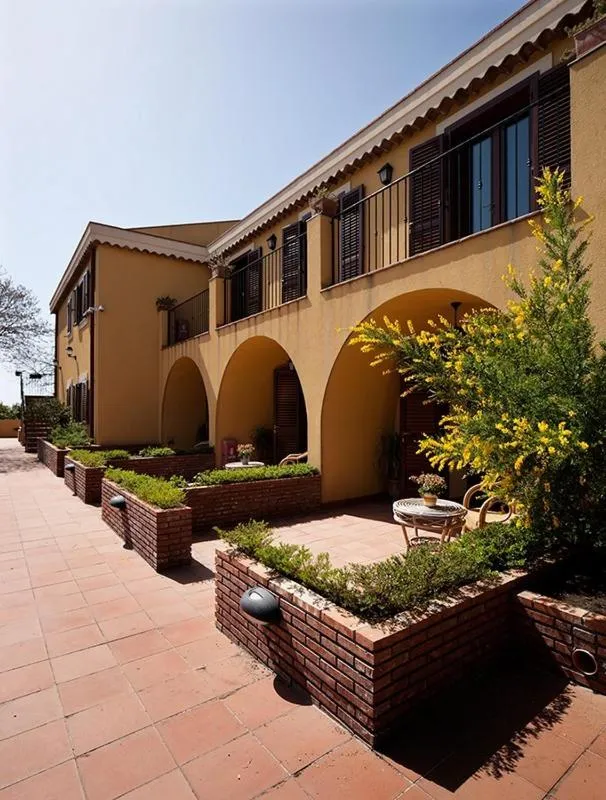 Facade/entrance in La Terra Del Mezzo