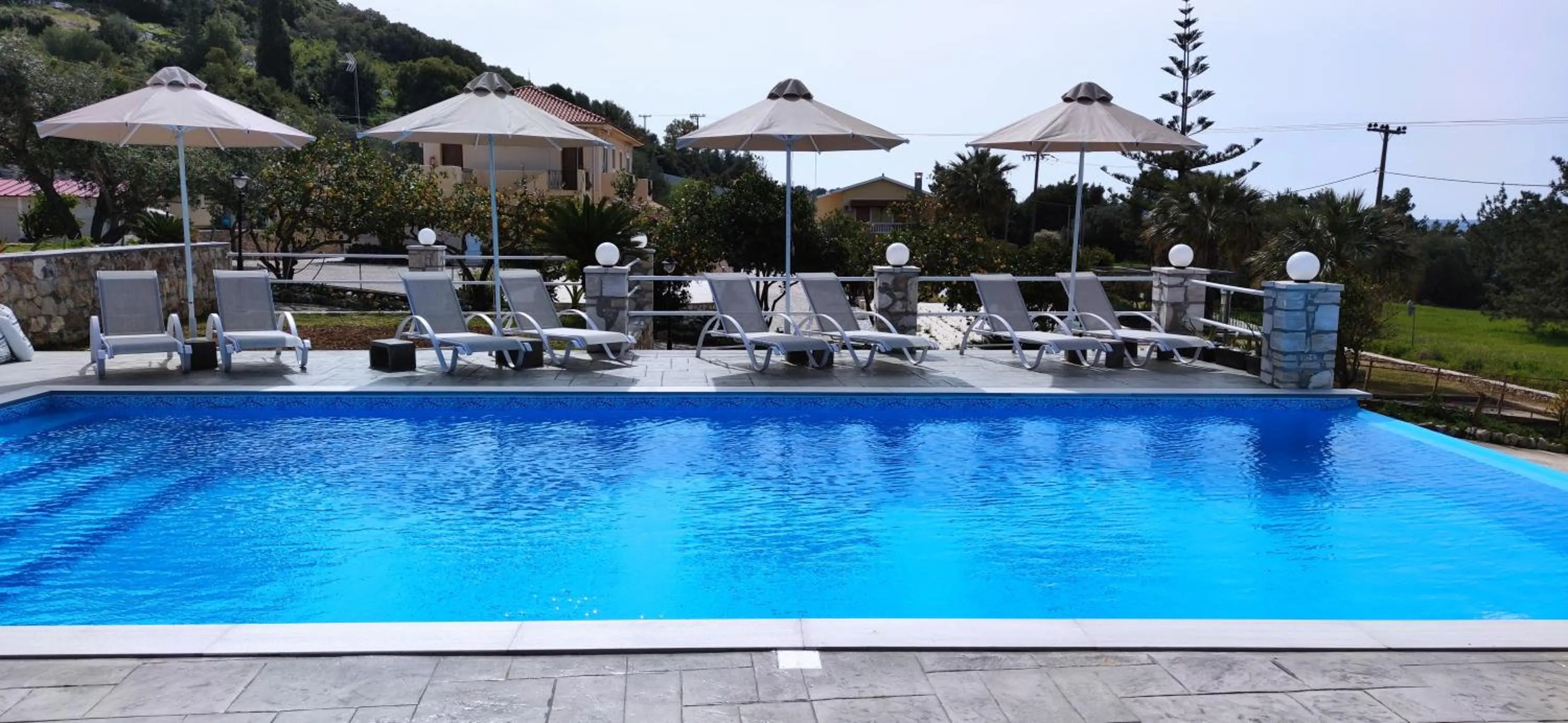 Swimming pool in Oskars Studios & Apartments