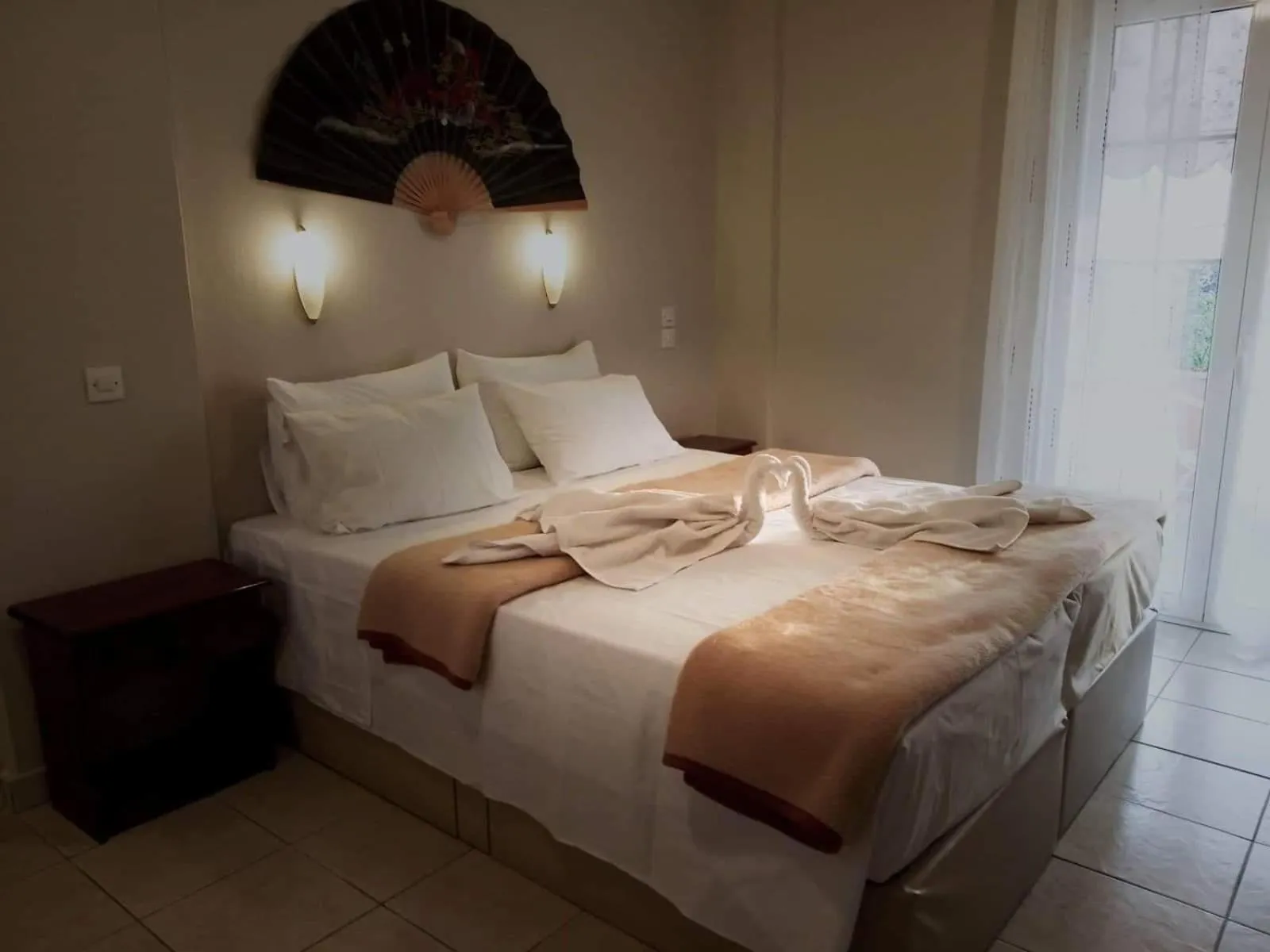 Bed in Oskars Studios & Apartments