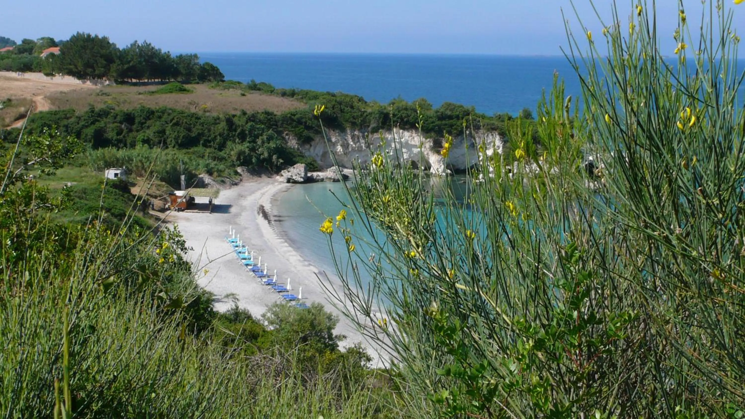 Beach in Oskars Studios & Apartments