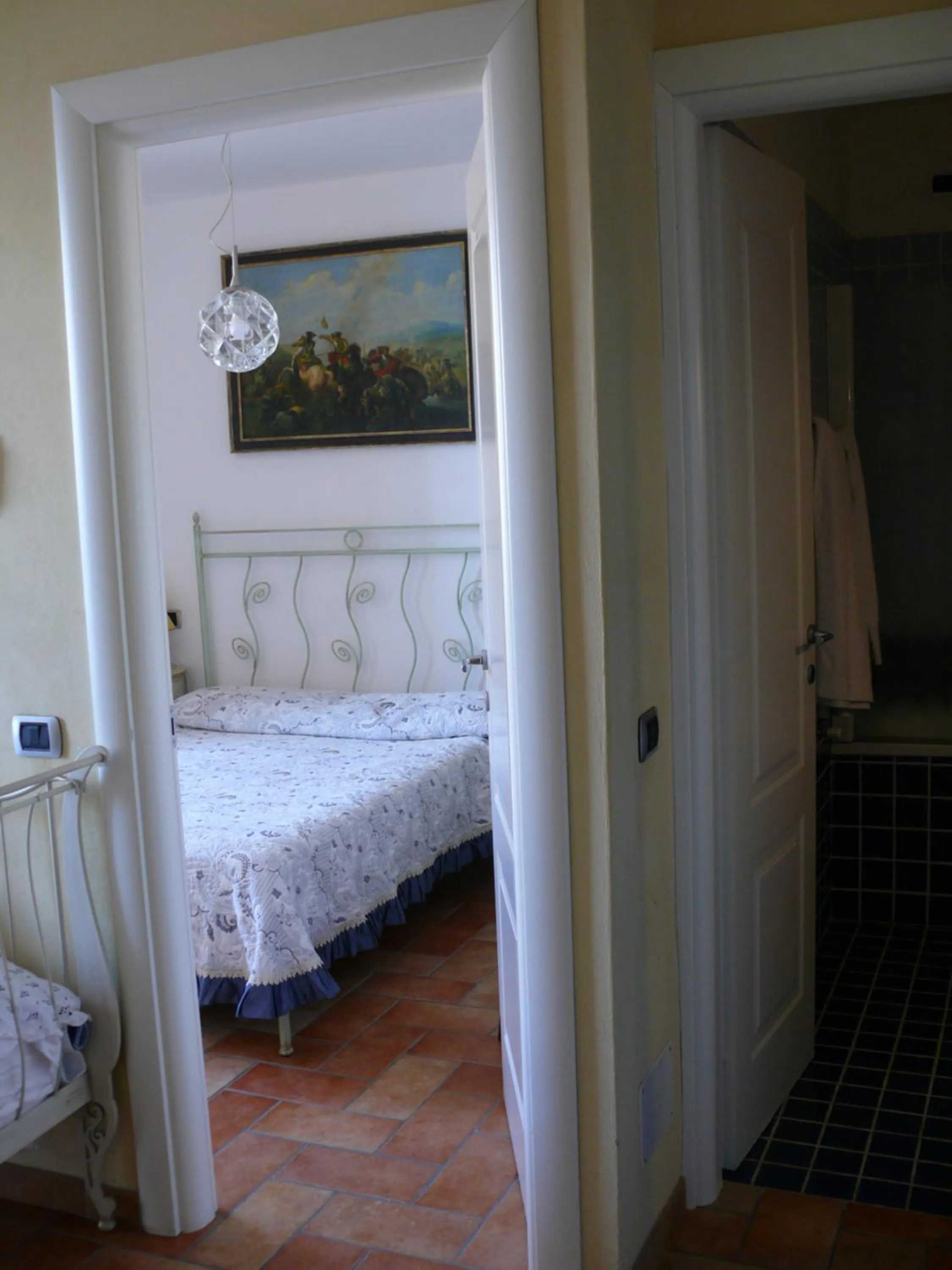 Living room, Bed in La Posada