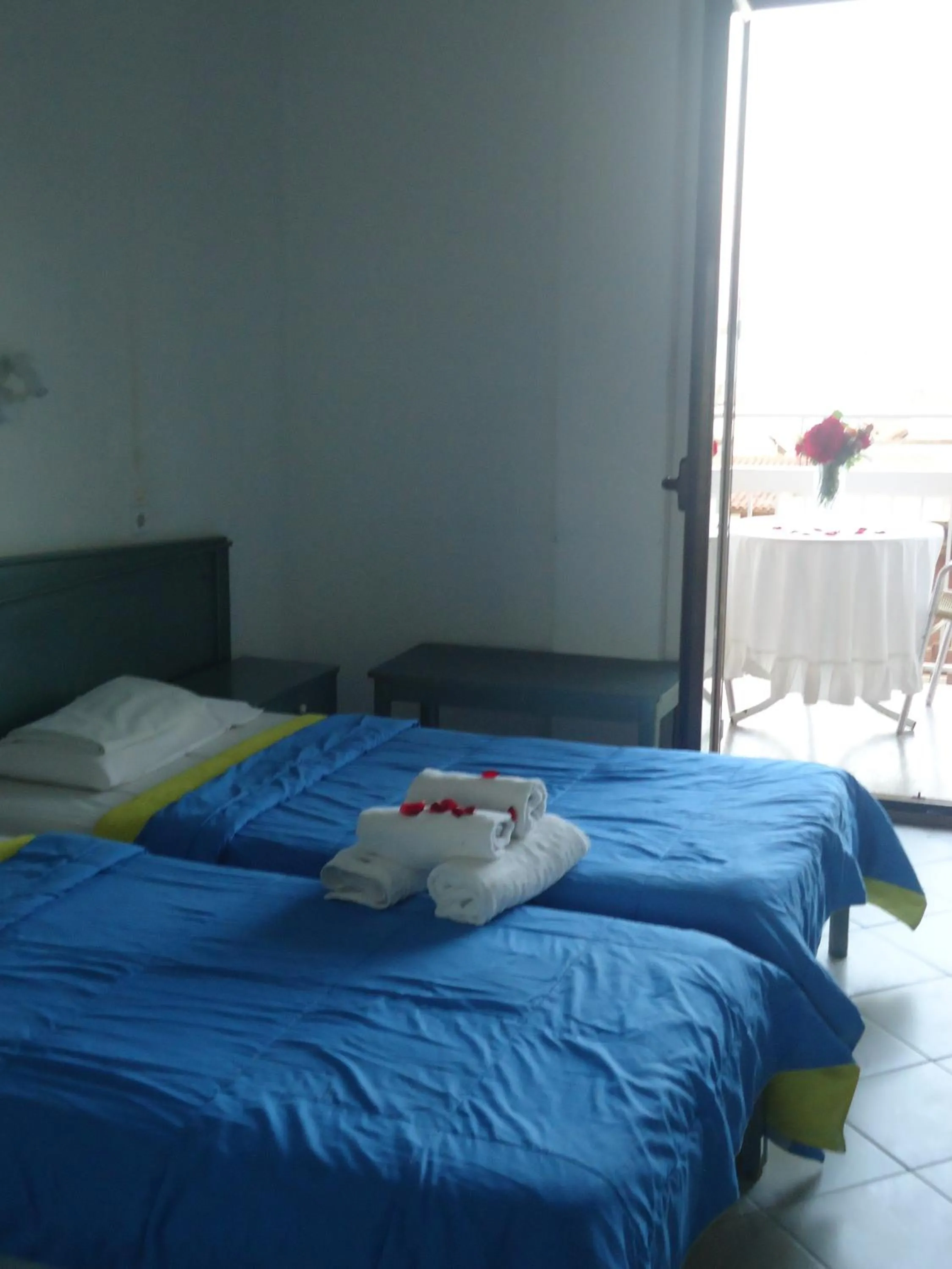 Bed in Koronis Hotel