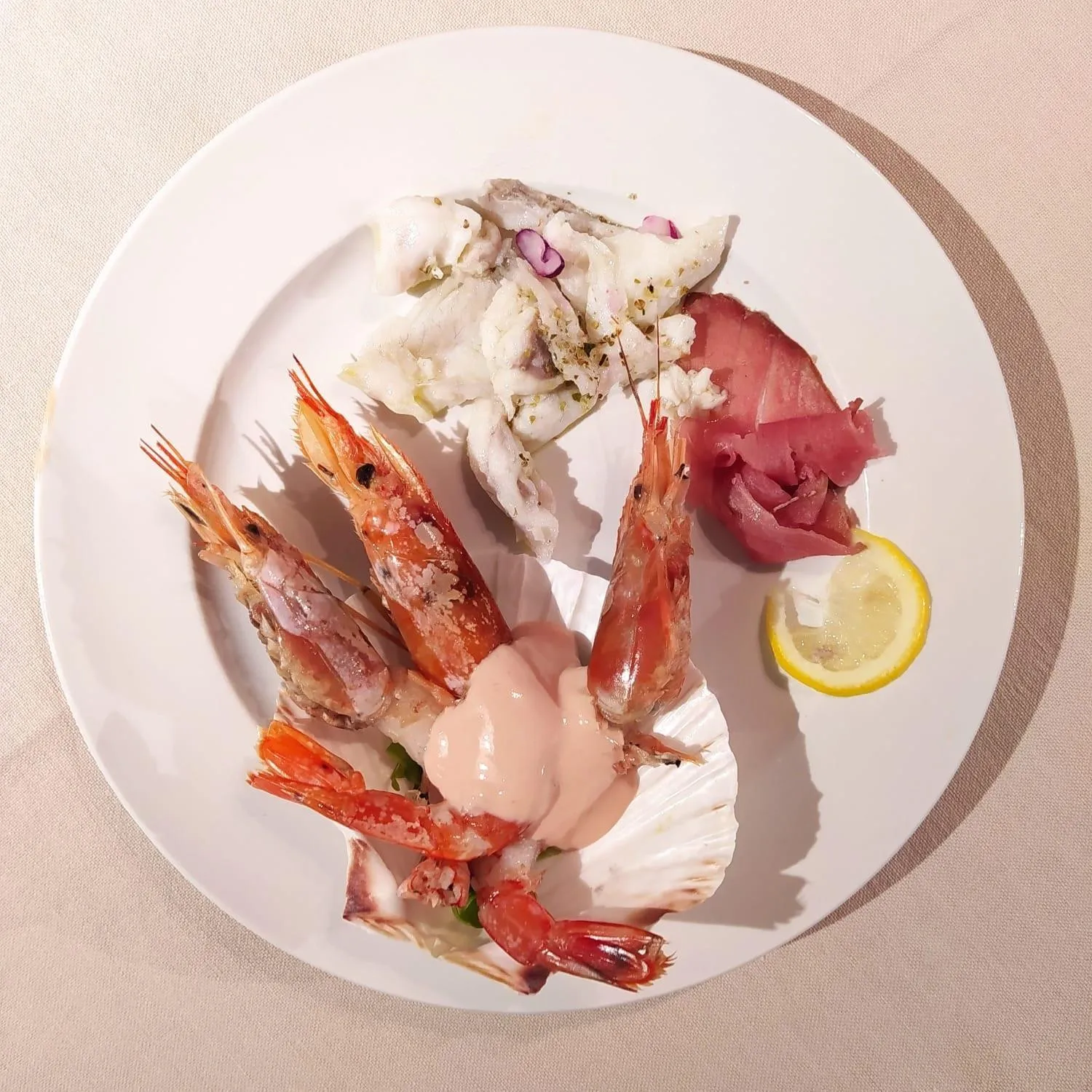 Food close-up in Hotel Villa Rosa