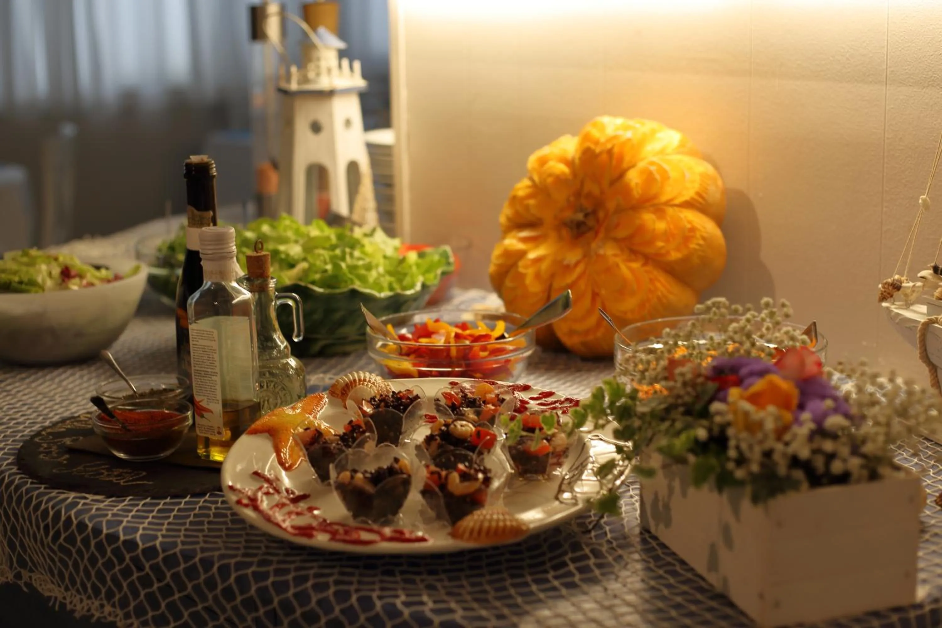 Food close-up in Hotel Villa Rosa