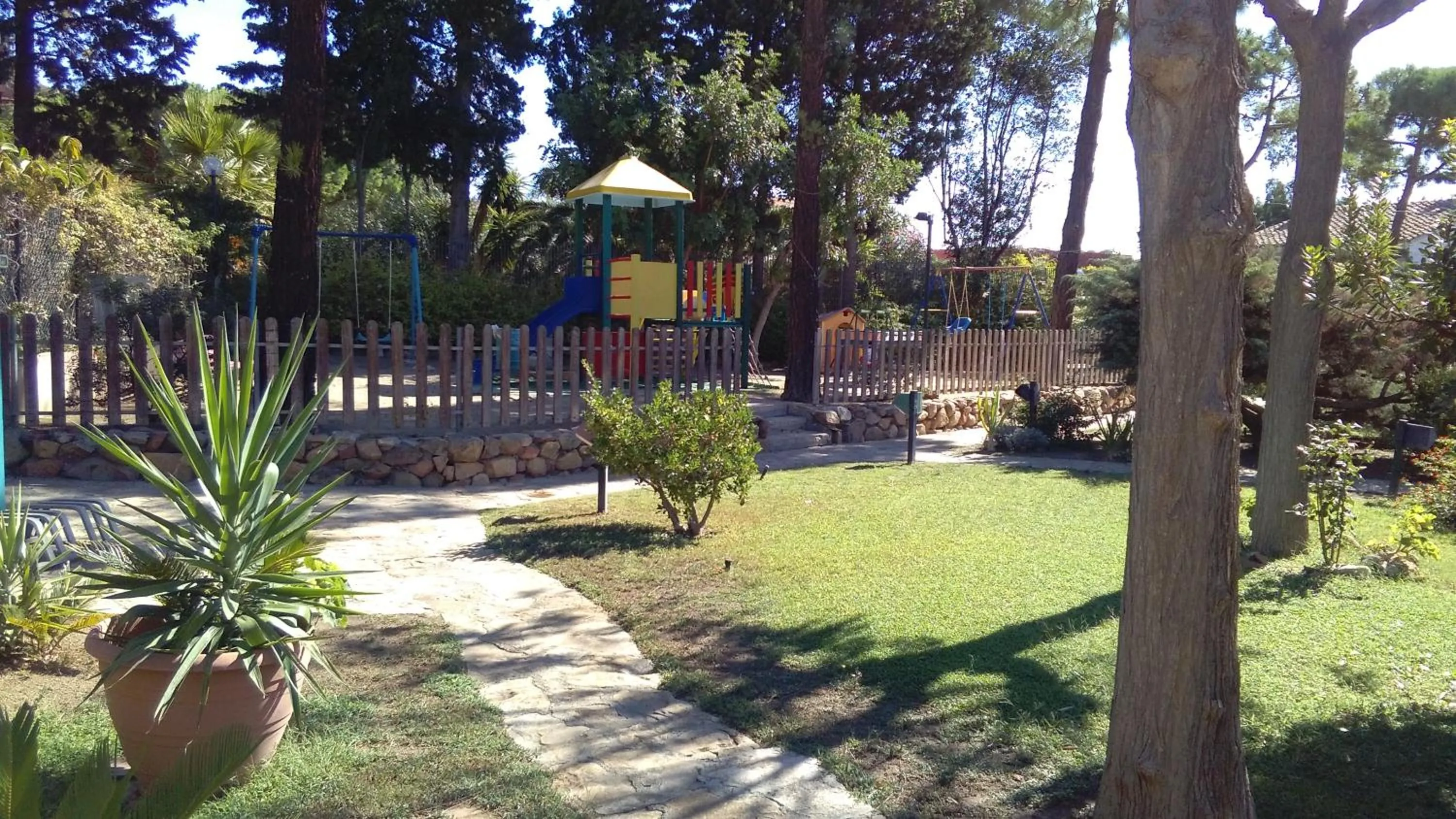 Children play ground in Verdemare Sardegna Uno