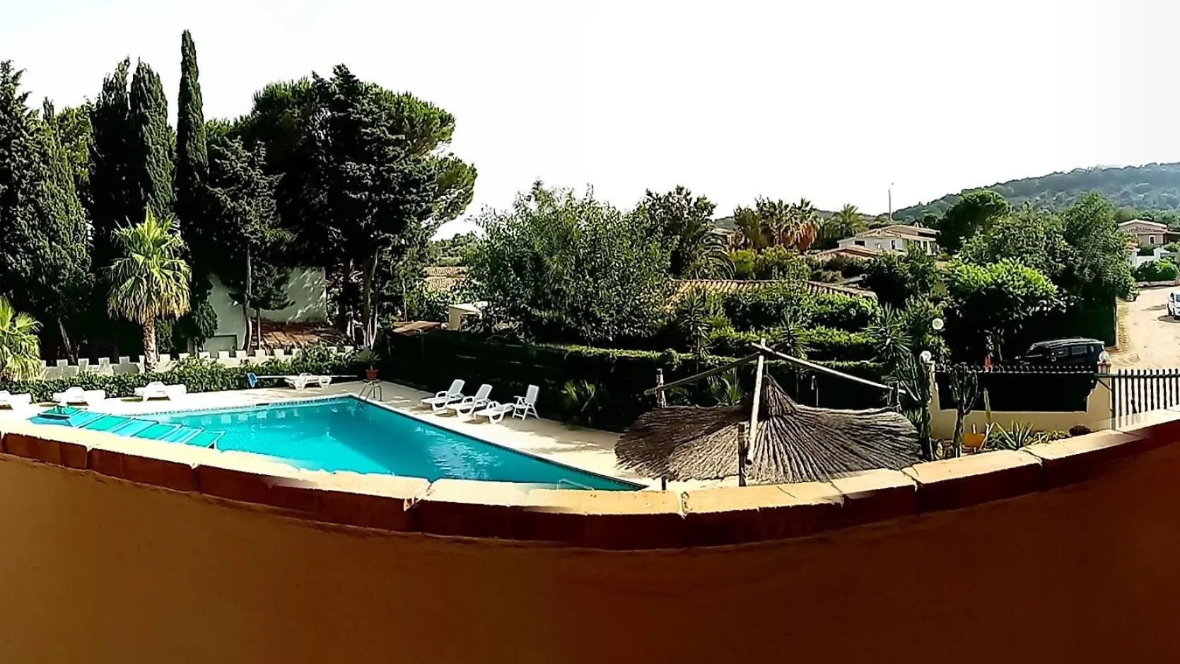 Pool view in Verdemare Sardegna Uno
